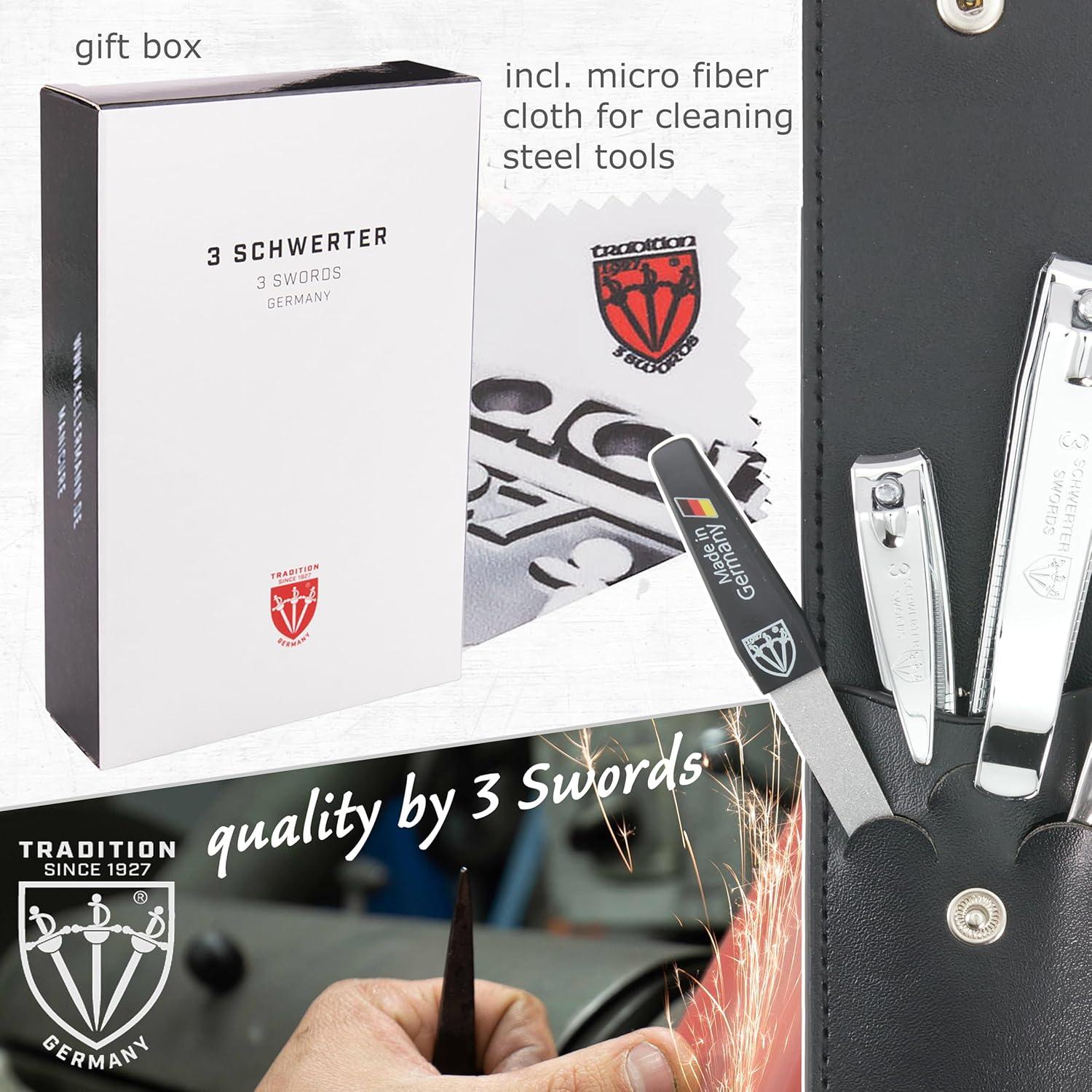 Set de Manicura y Pedicura 3 Espadas Alemania 4 Piezas