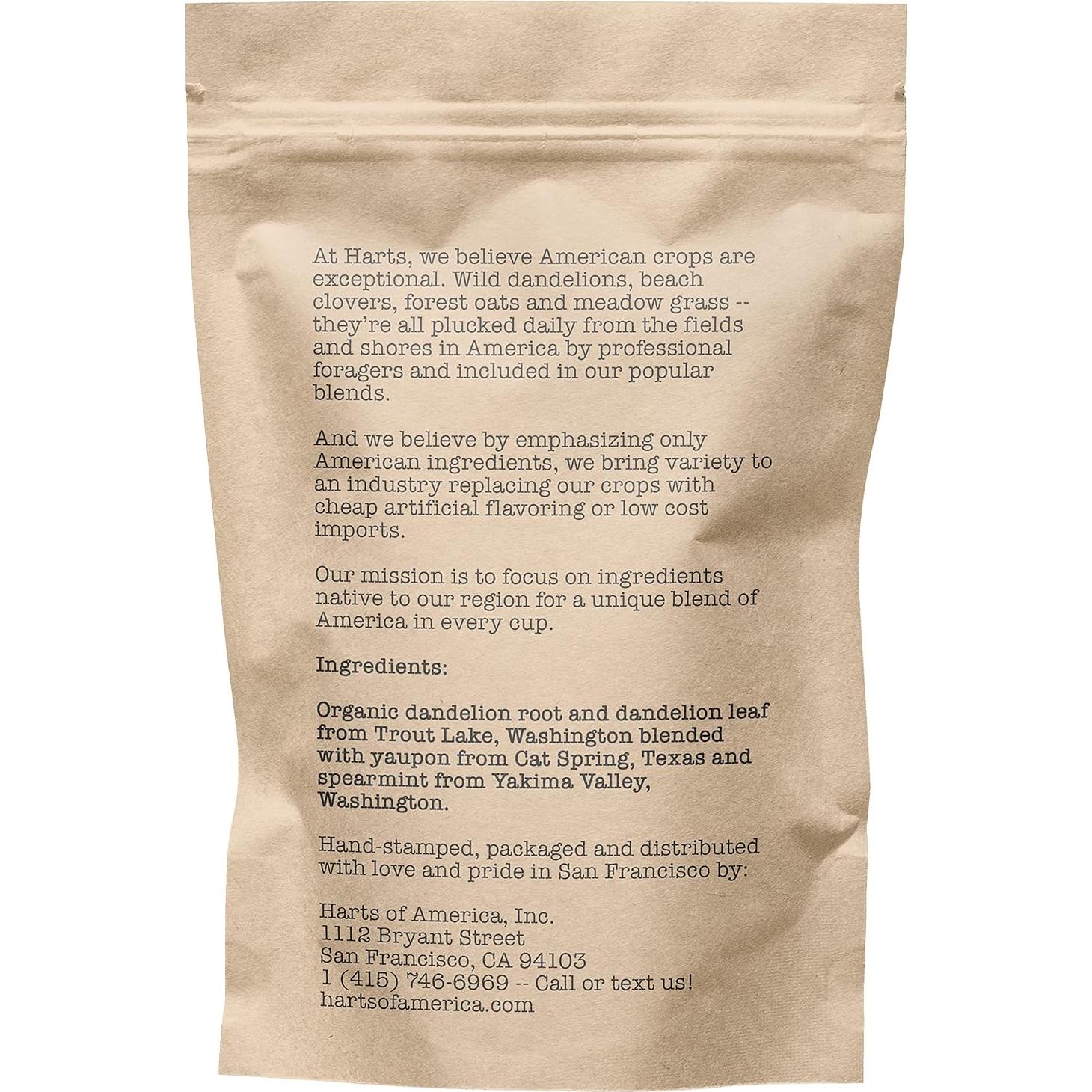 Té Super Antioxidante Harts of America 37.69g Raíz Diente de León