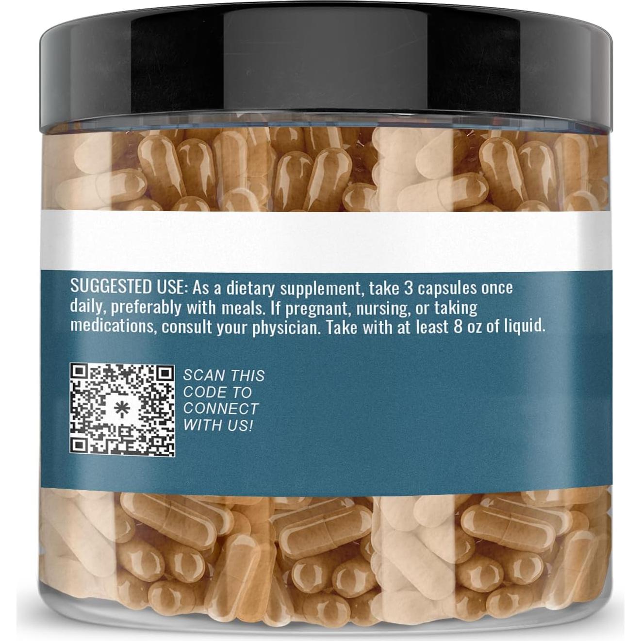 Cápsulas de Cúrcuma y Moringa Elementos de la Tierra 200 Unidades