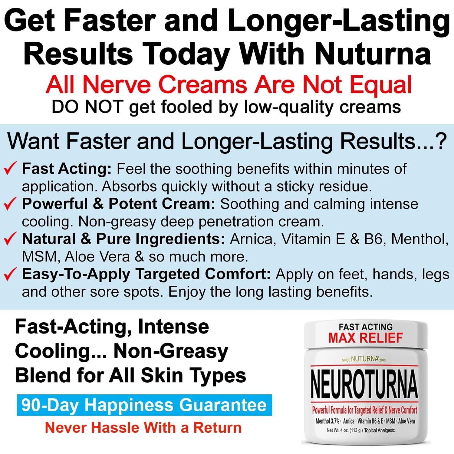 Crema Alivio Nervios Nuturna 85 g - Sin Parabenos, Natural