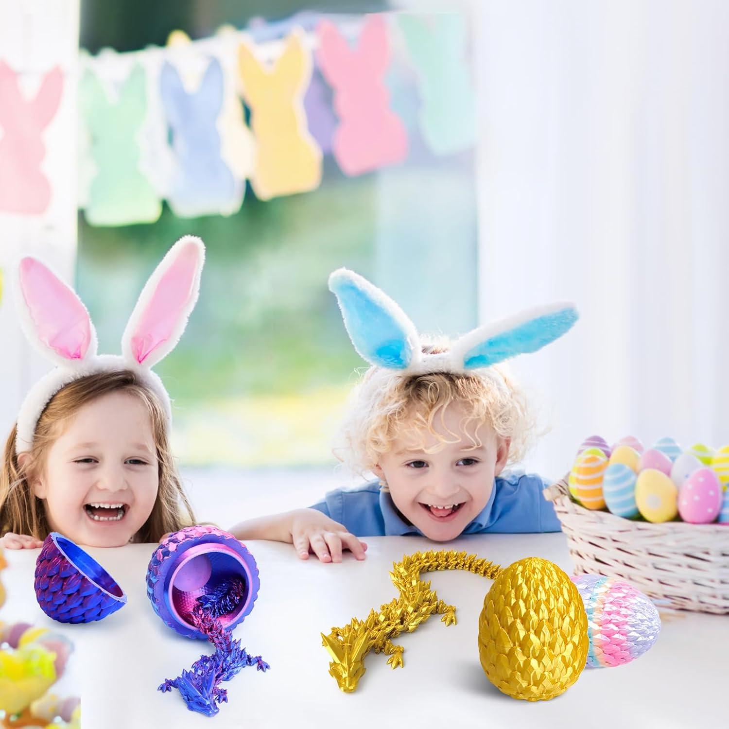 Huevo de Dragón de Piedra Preciosa Flavery 30 cm Oro