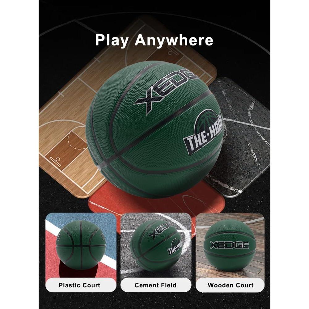 Balón de Baloncesto XEDGE Tamaño 7 Goma Interior Exterior