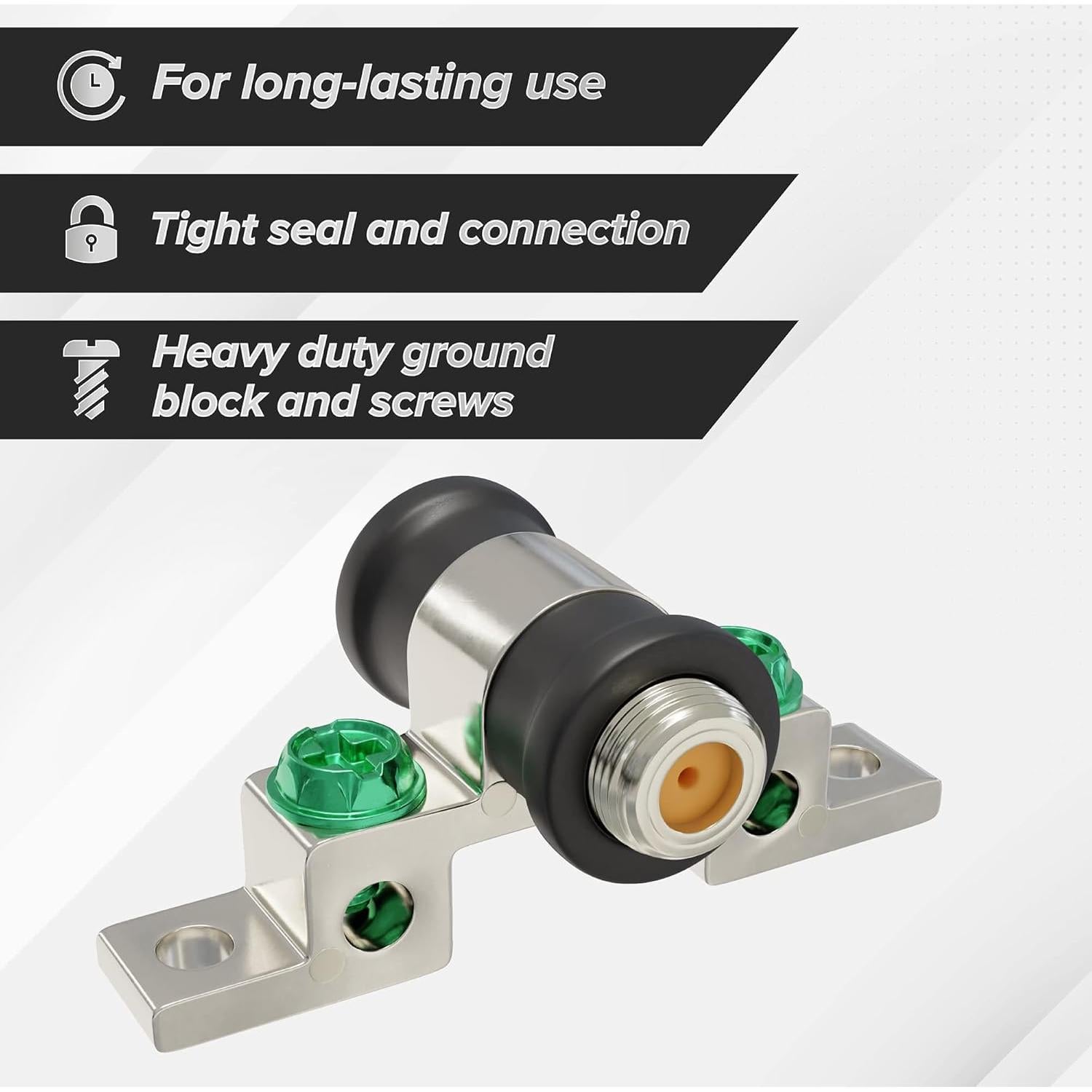 Conector Coaxial F-Type THE CIMPLE CO 1 Puerto RG6 Plata