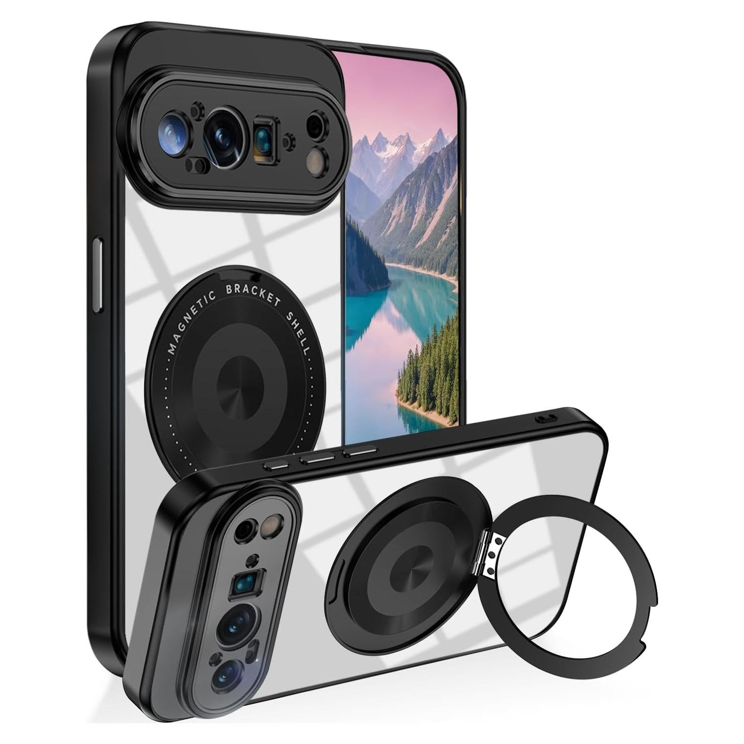 Funda Google Pixel 9 Pro XL Hlgcokro con Soporte Magnético