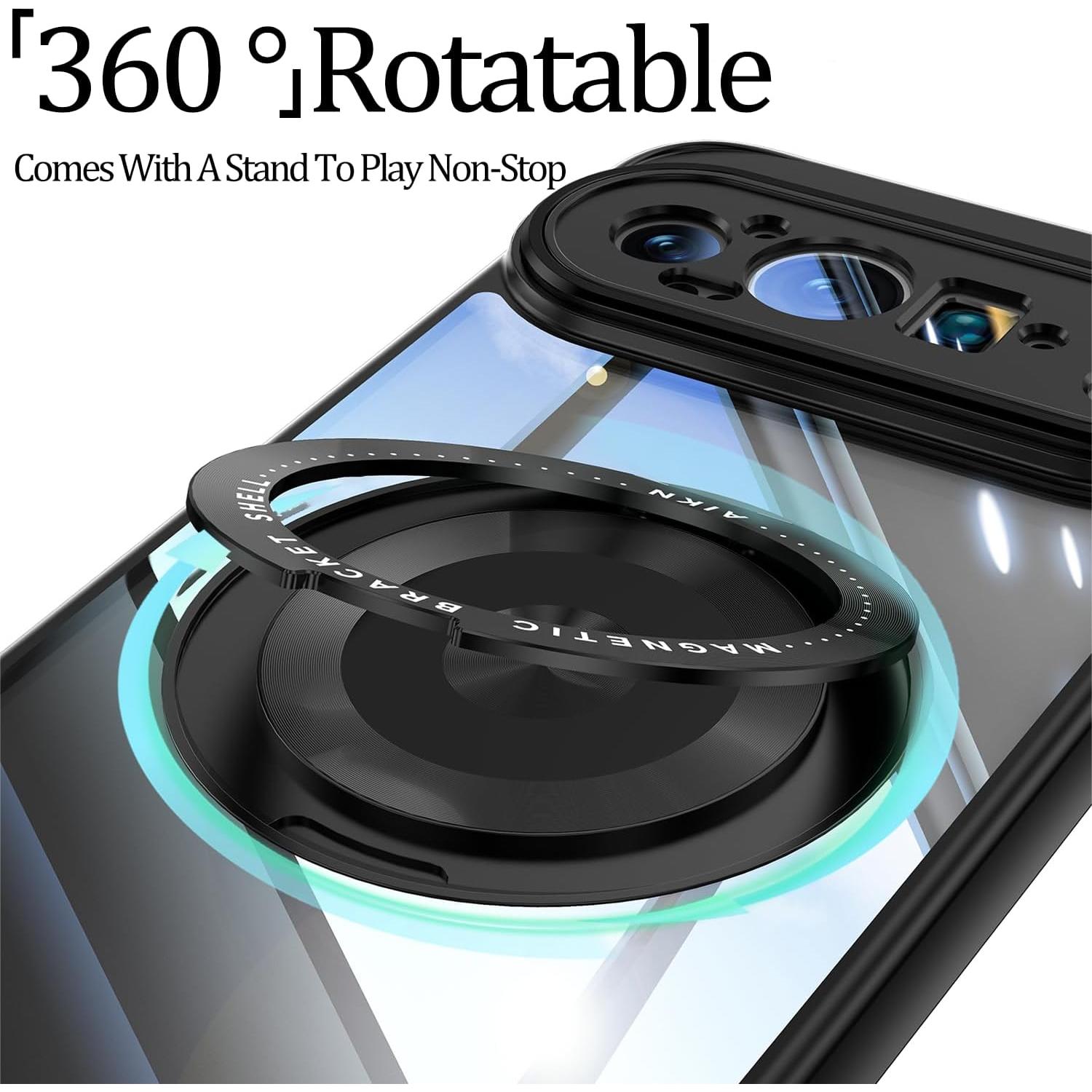 Funda Google Pixel 9 Pro XL Hlgcokro con Soporte Magnético