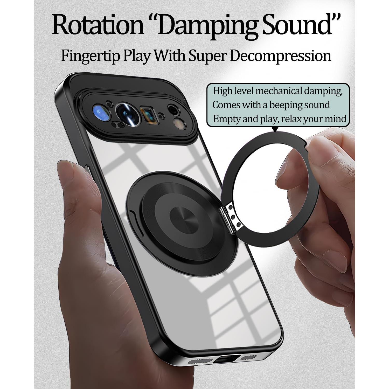 Funda Google Pixel 9 Pro XL Hlgcokro con Soporte Magnético