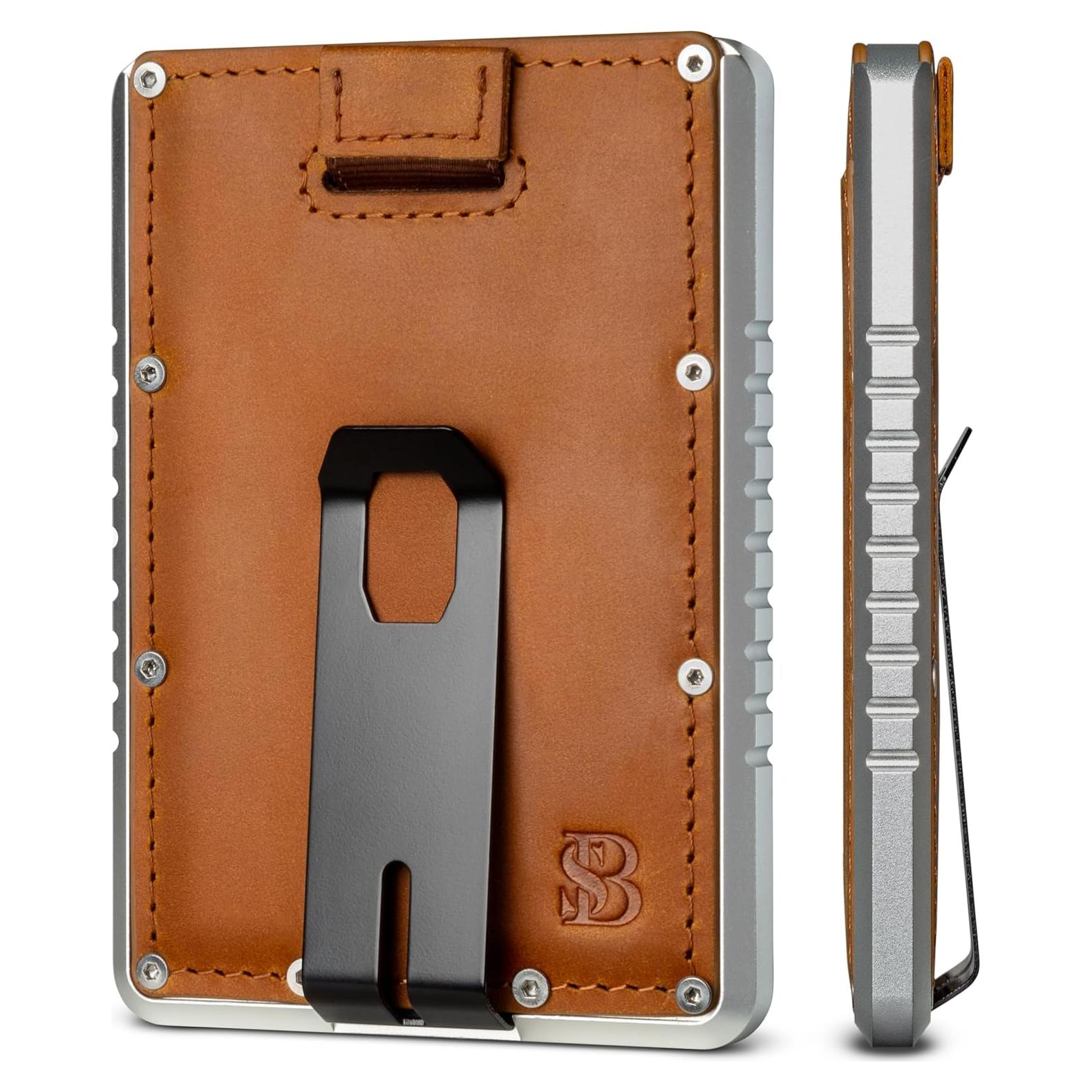 Cartera Slim RFID SERMAN BRANDS Raptor - Minimalista 9.9x7.1cm