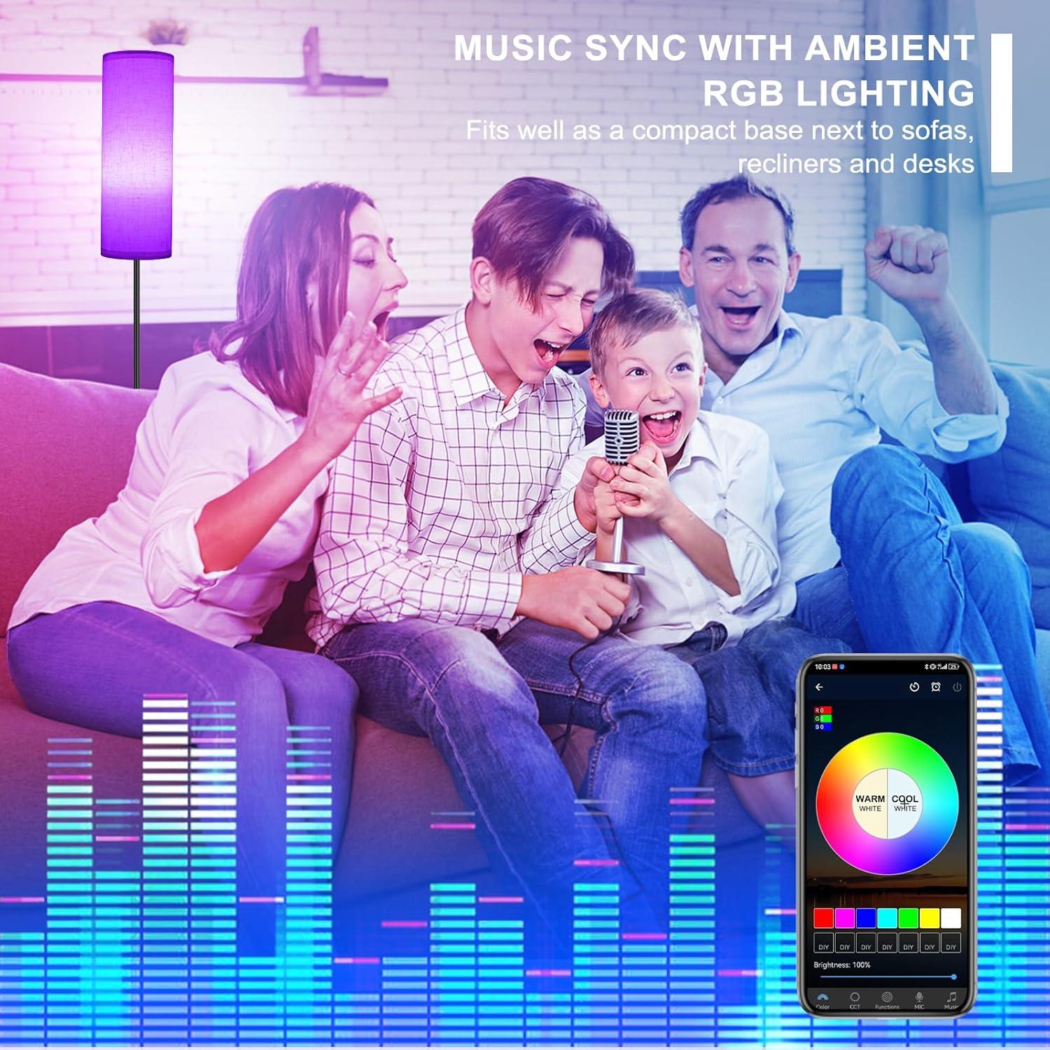 Lámpara de Pie Regulable FRIDEKO HOME 2 Pack Beige 9W