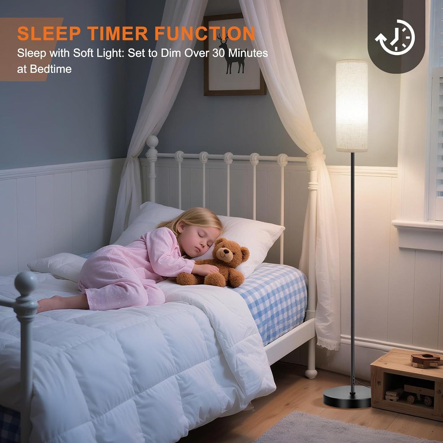 Lámpara de Pie FRIDEKO HOME Beige 9W 800LM Control Remoto