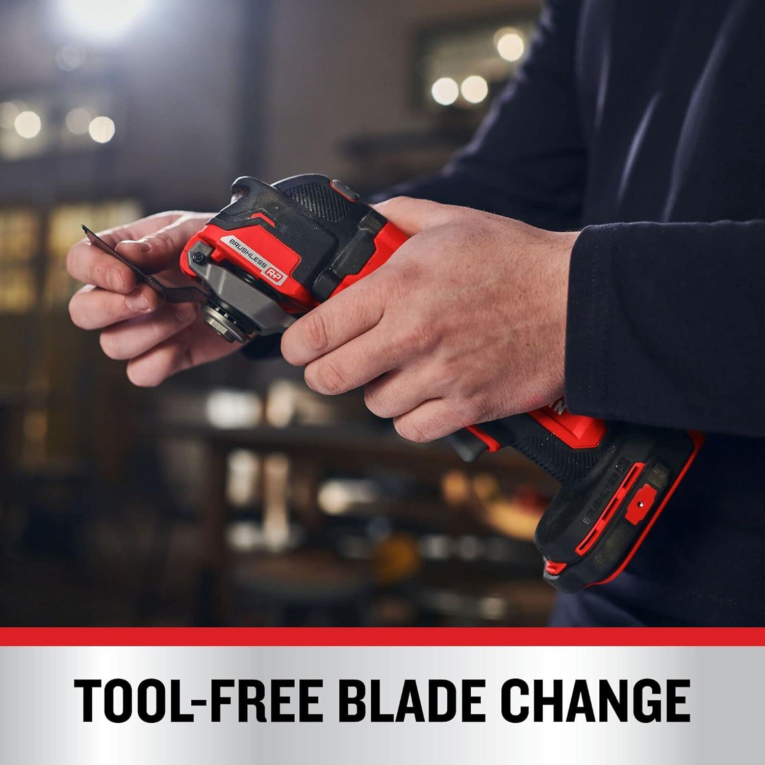 Multiherramienta Oscilante CRAFTSMAN V20, 19000 OPM, Sin Cable