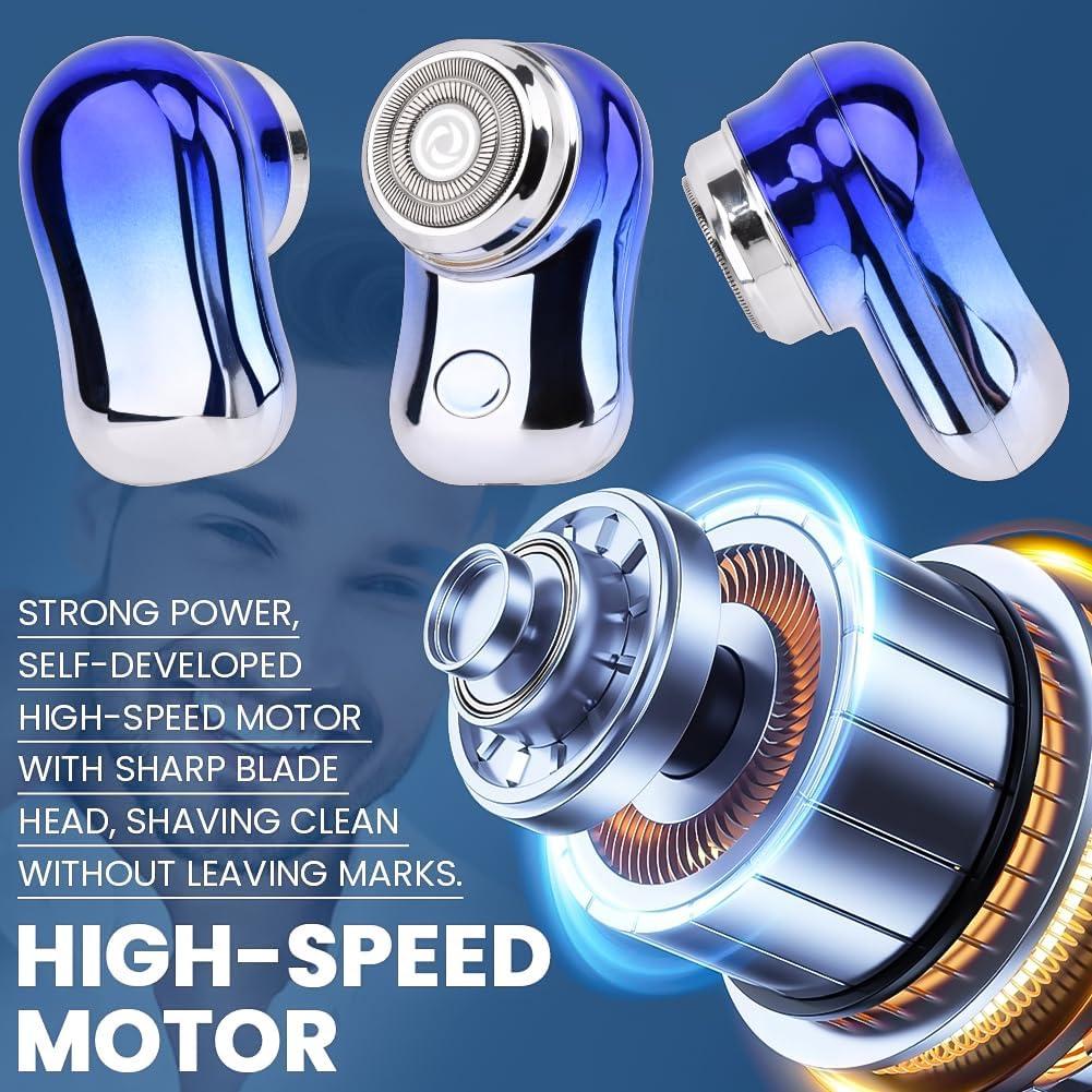 Mini Afeitadora Eléctrica Portátil JIANWEI HA08283 Azul