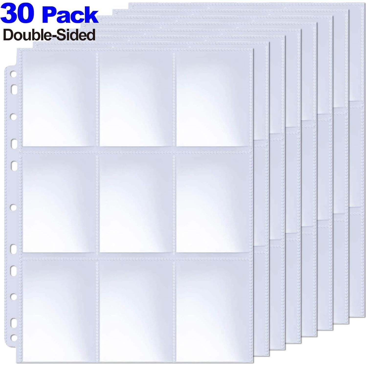 Fundas de Tarjetas ABLY 30 Páginas Doble Cara 540 Bolsillos