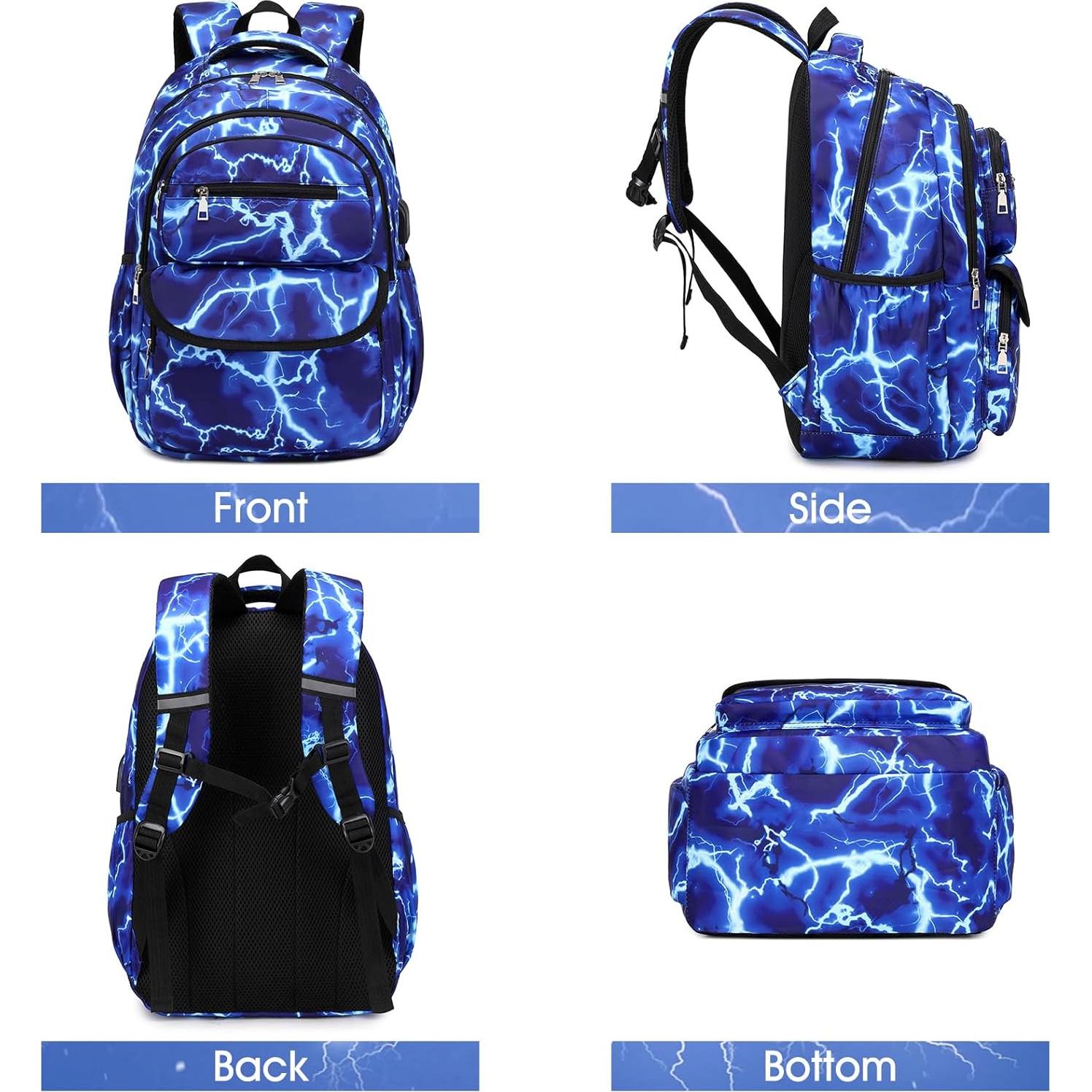 Mochila Escolar Bevalsa para Niños con Almuerzo y Estuche