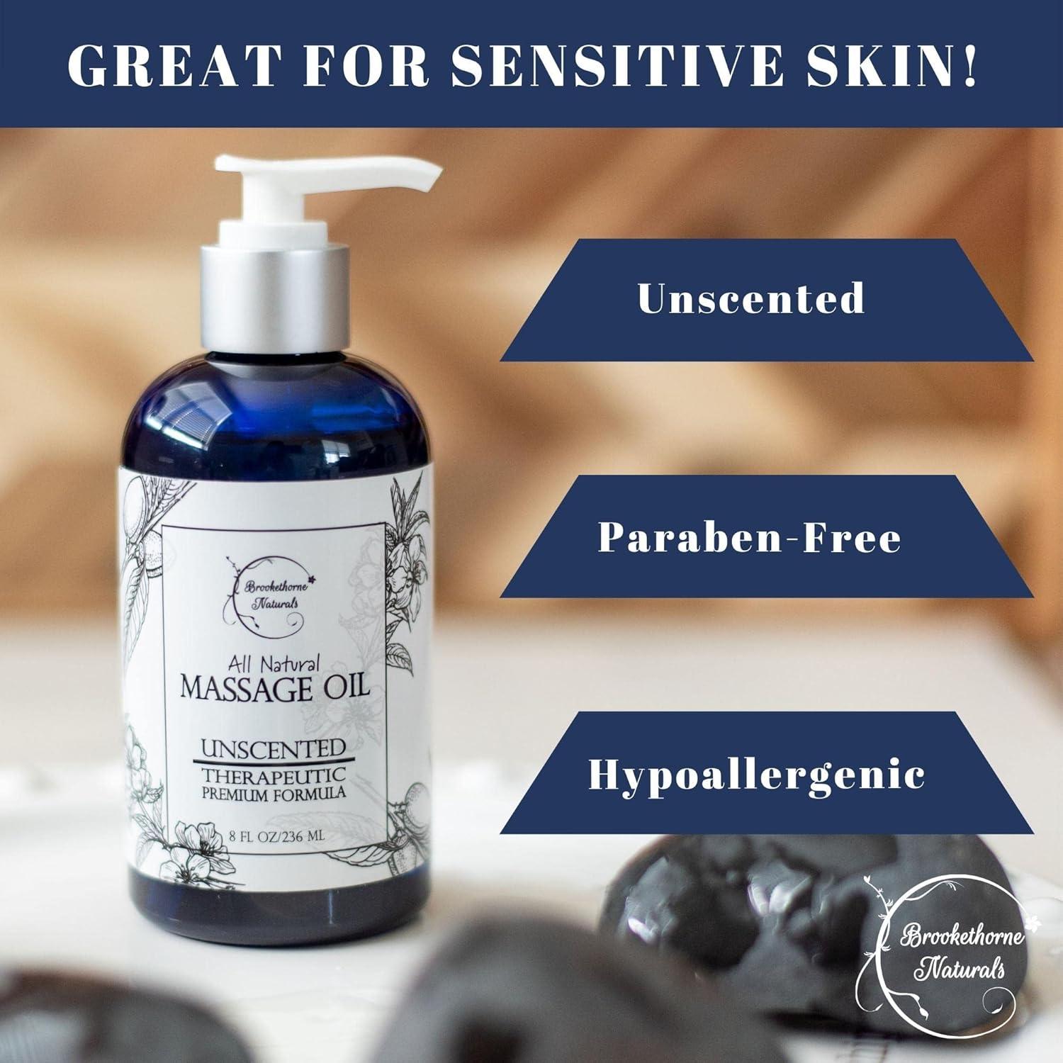 Aceite de Masaje Sin Fragancia Brookethorne 250ml Natural