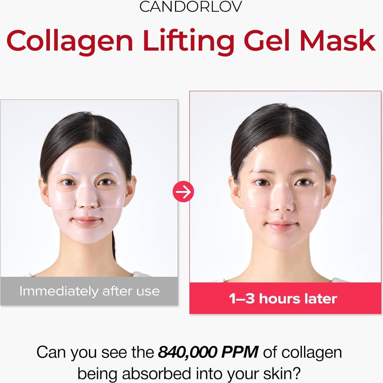 Dúo de Colágeno Coreano CDL CANDORLOV - Mascarilla y Crema Hidratante