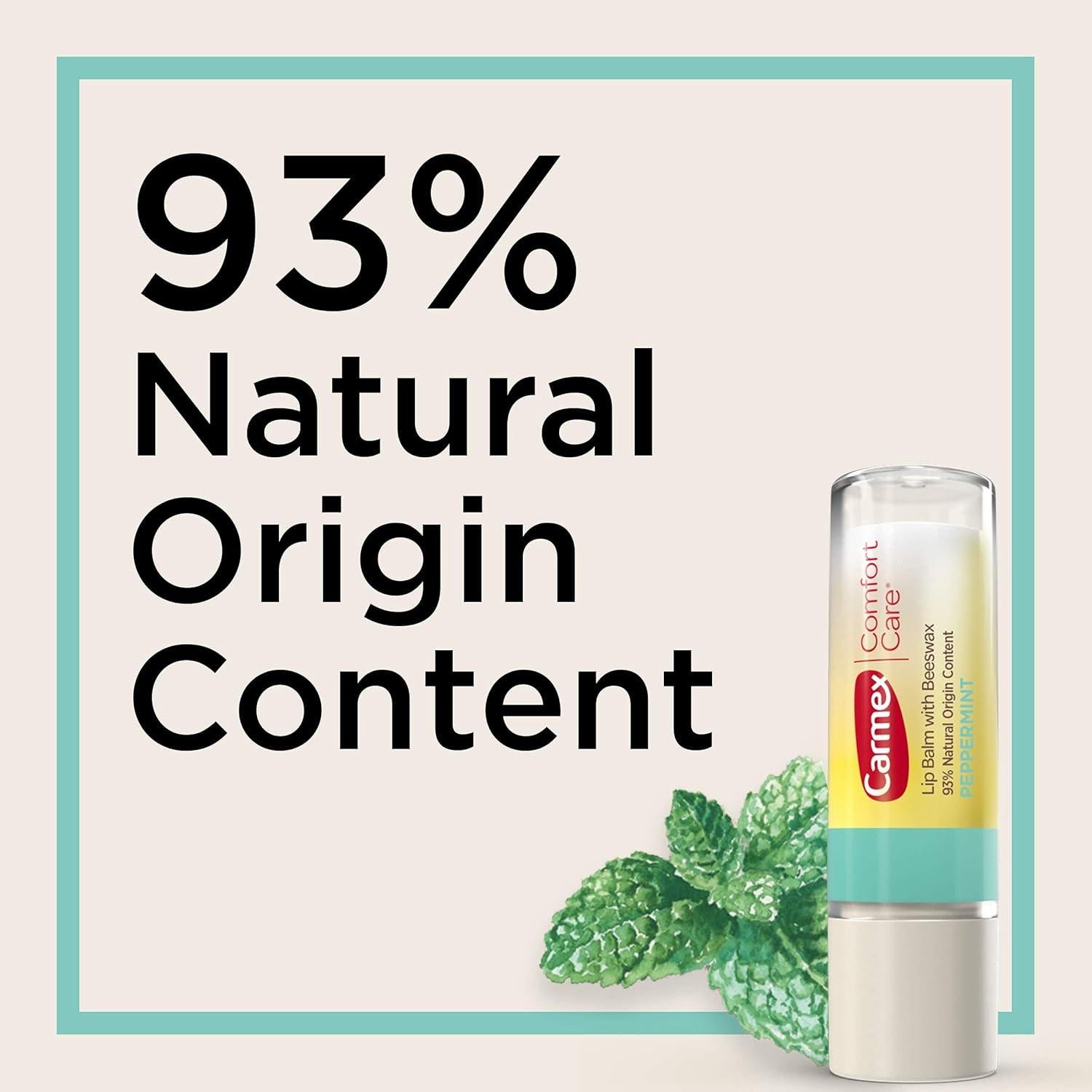 Bálsamo Labial Carmex Comfort Care Menta 2 Unidades 4.25 g