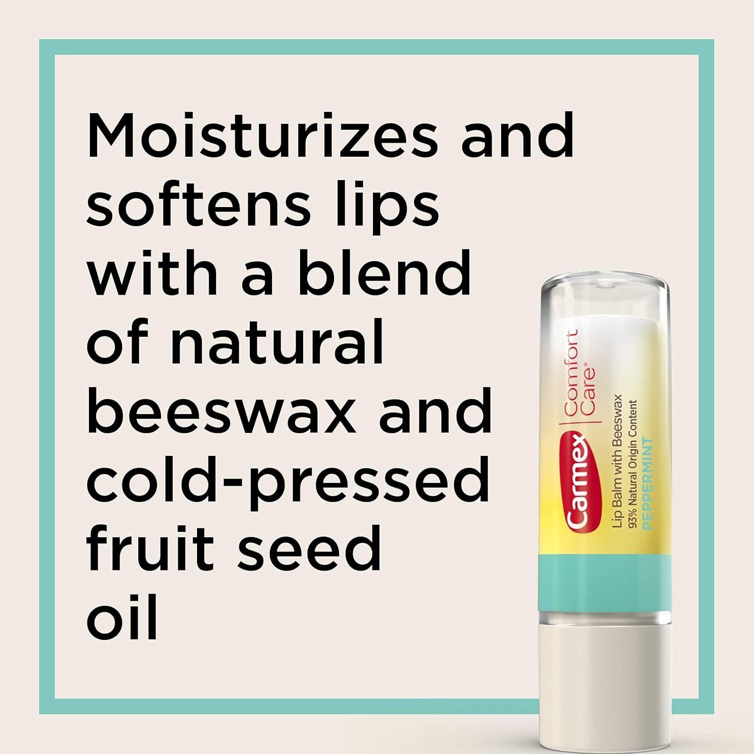 Bálsamo Labial Carmex Comfort Care Menta 2 Unidades 4.25 g