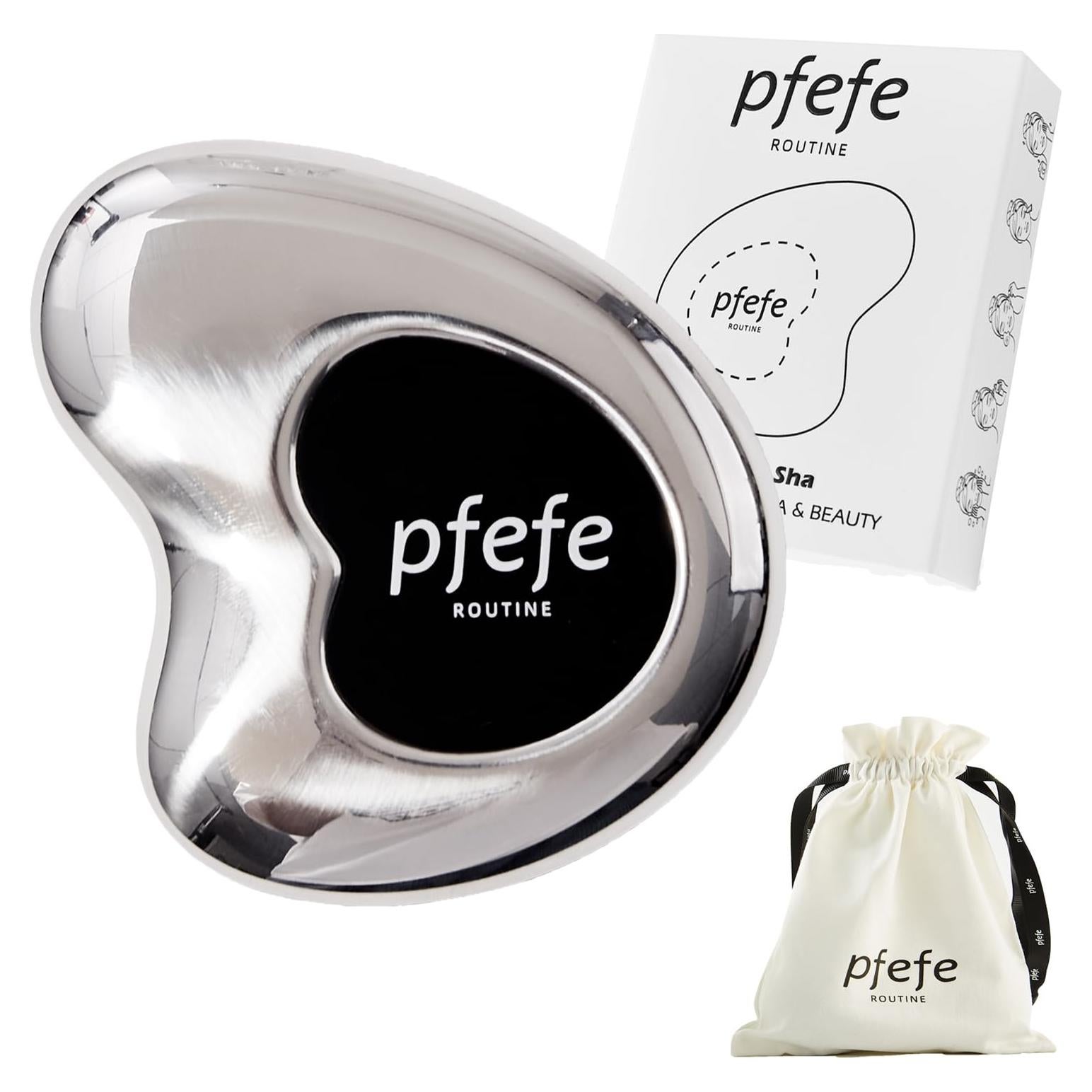 Gua Sha Cryo de Acero Inoxidable PFEFE - Facial y Corporal