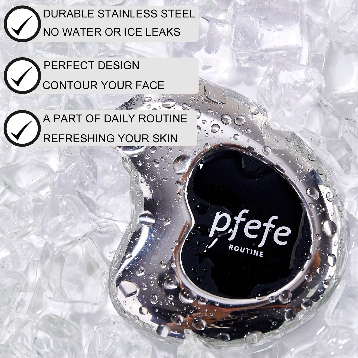 Gua Sha Cryo de Acero Inoxidable PFEFE - Facial y Corporal