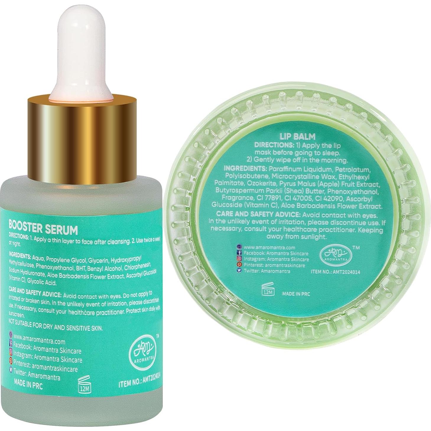 Set de Cuidado de la Piel Vegano AM AROMANTRA 5 Piezas