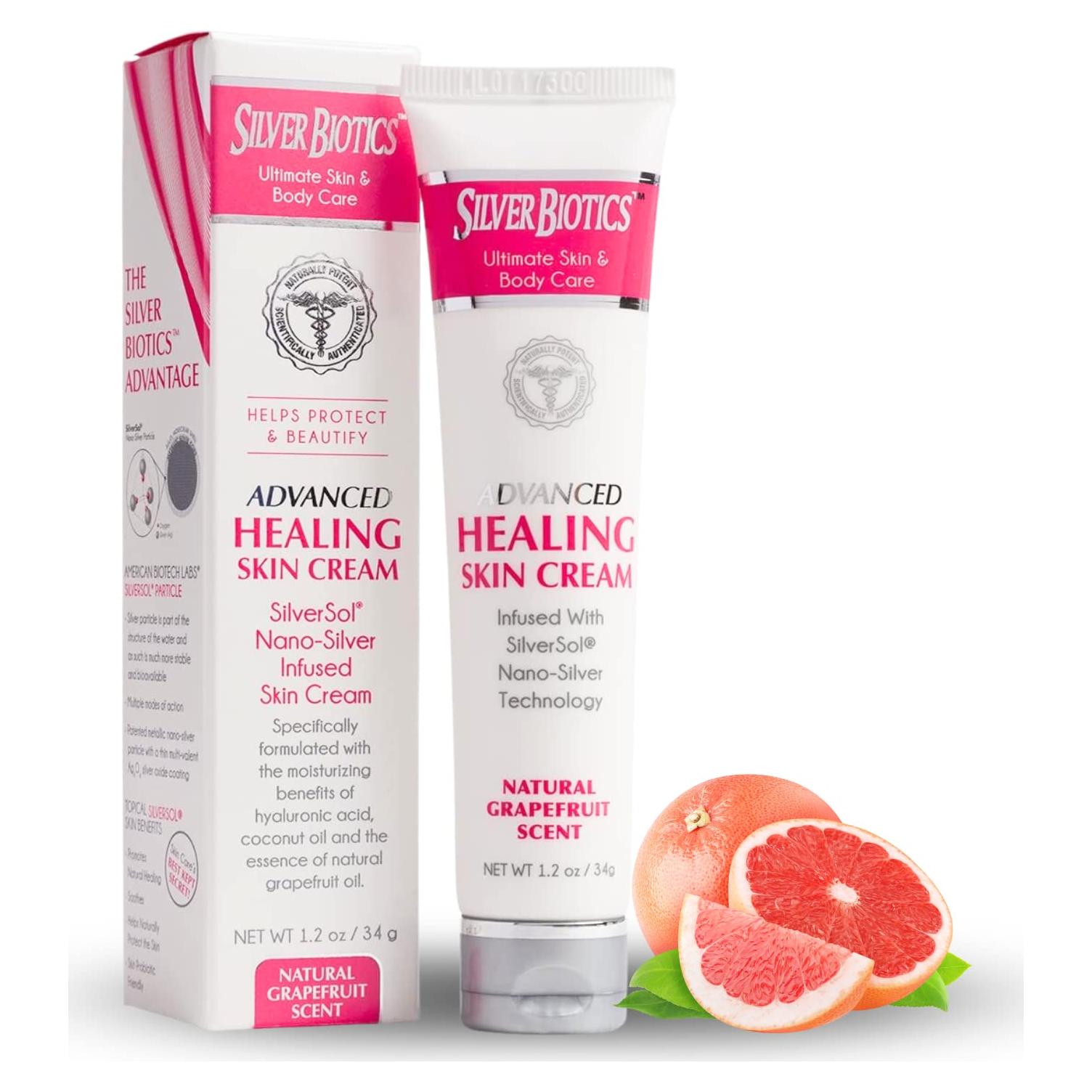 Crema Hidratante Silver Biotics 34g con Ácido Hialurónico