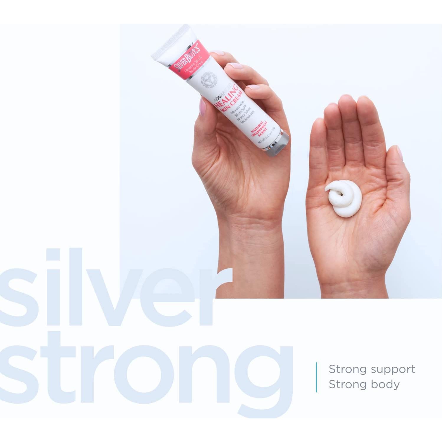 Crema Hidratante Silver Biotics 34g con Ácido Hialurónico