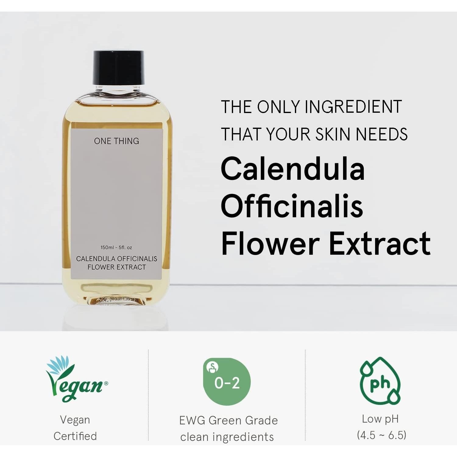 Tónico Facial ONE THING Extracto de Caléndula 150 ml Vegano