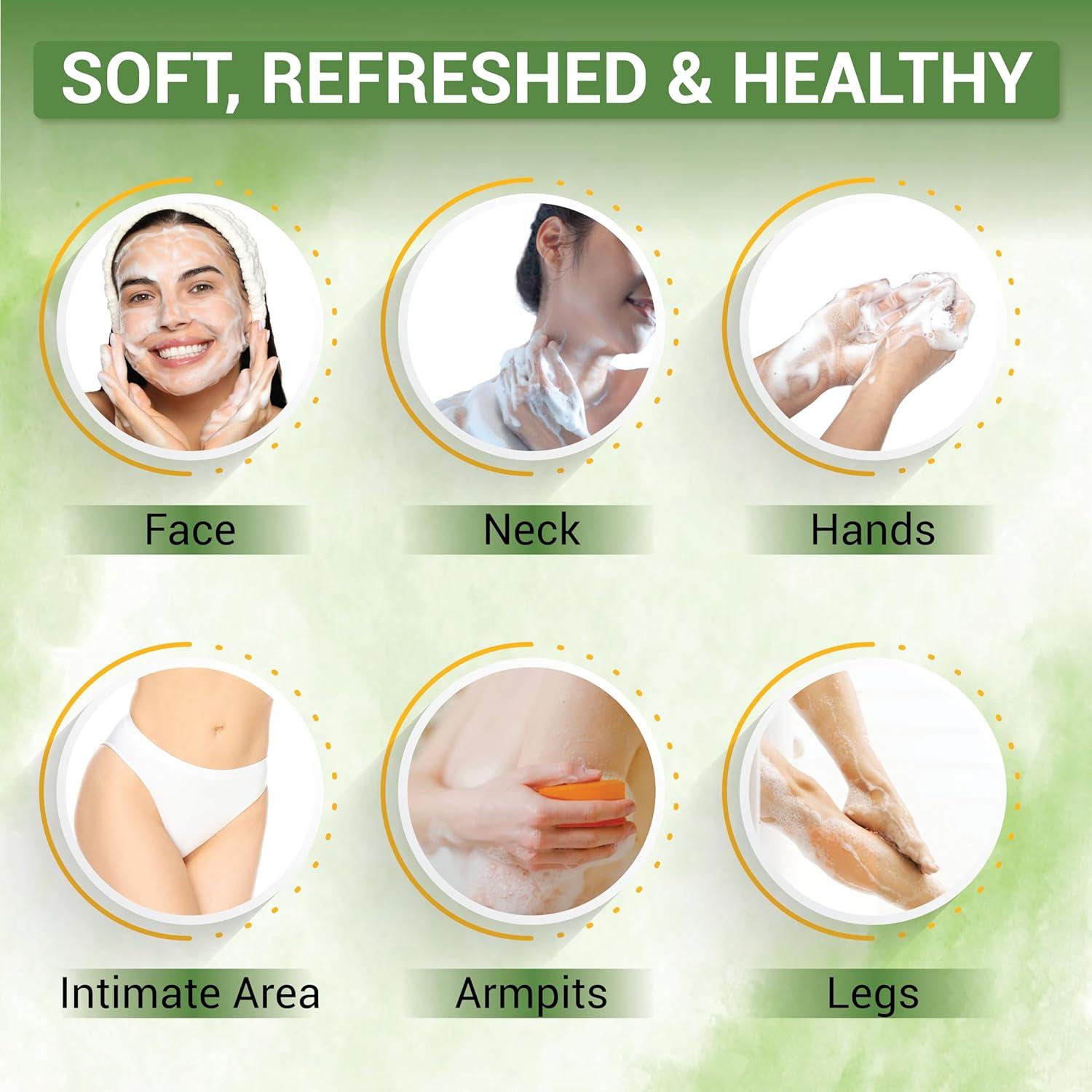 Jabón Antibacteriano Herbal 2 PCS Melón Amargo Moringa 200g