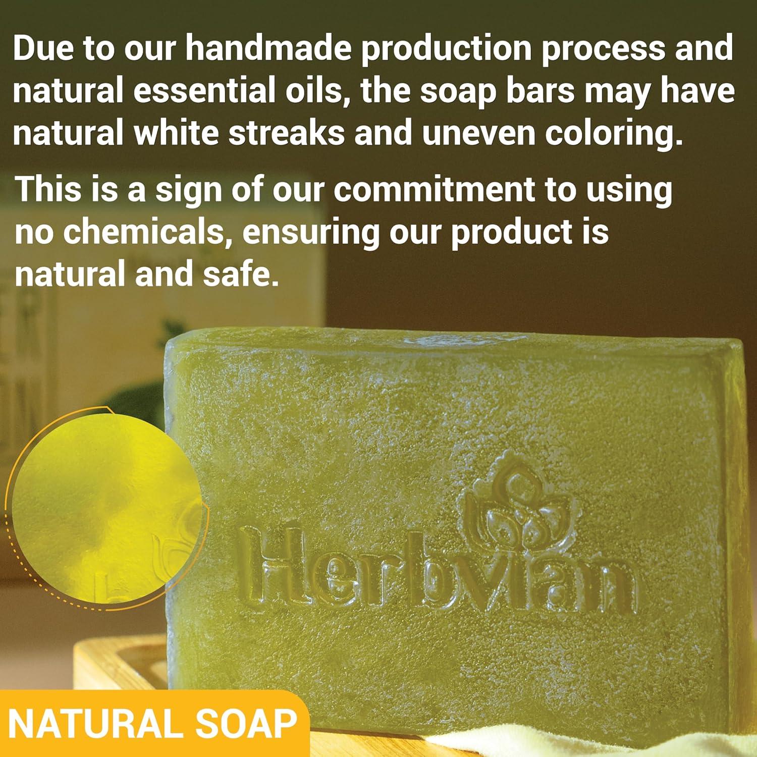 Jabón Antibacteriano Herbal 2 PCS Melón Amargo Moringa 200g