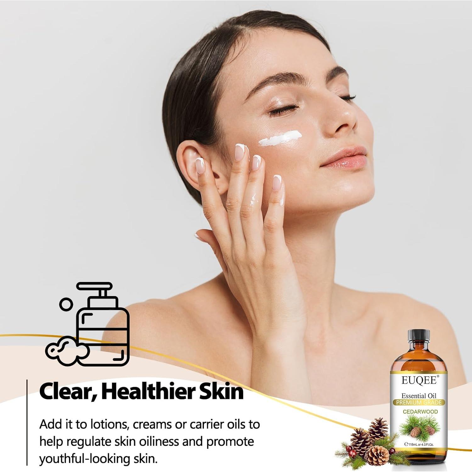 Aceite Esencial de Madera de Cedro EUQEE 118 mL con Gotero