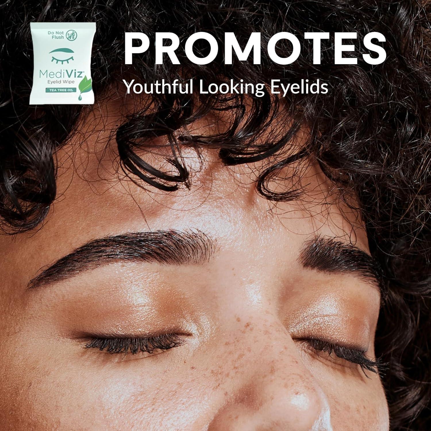 Toallitas Limpiadoras para Párpados MediViz - 30 Unidades Árbol de Té