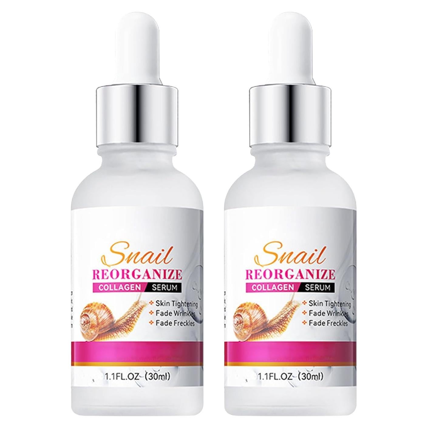 Suero Facial Hidratante XMXueMei 30ml - 2PCS Caracol