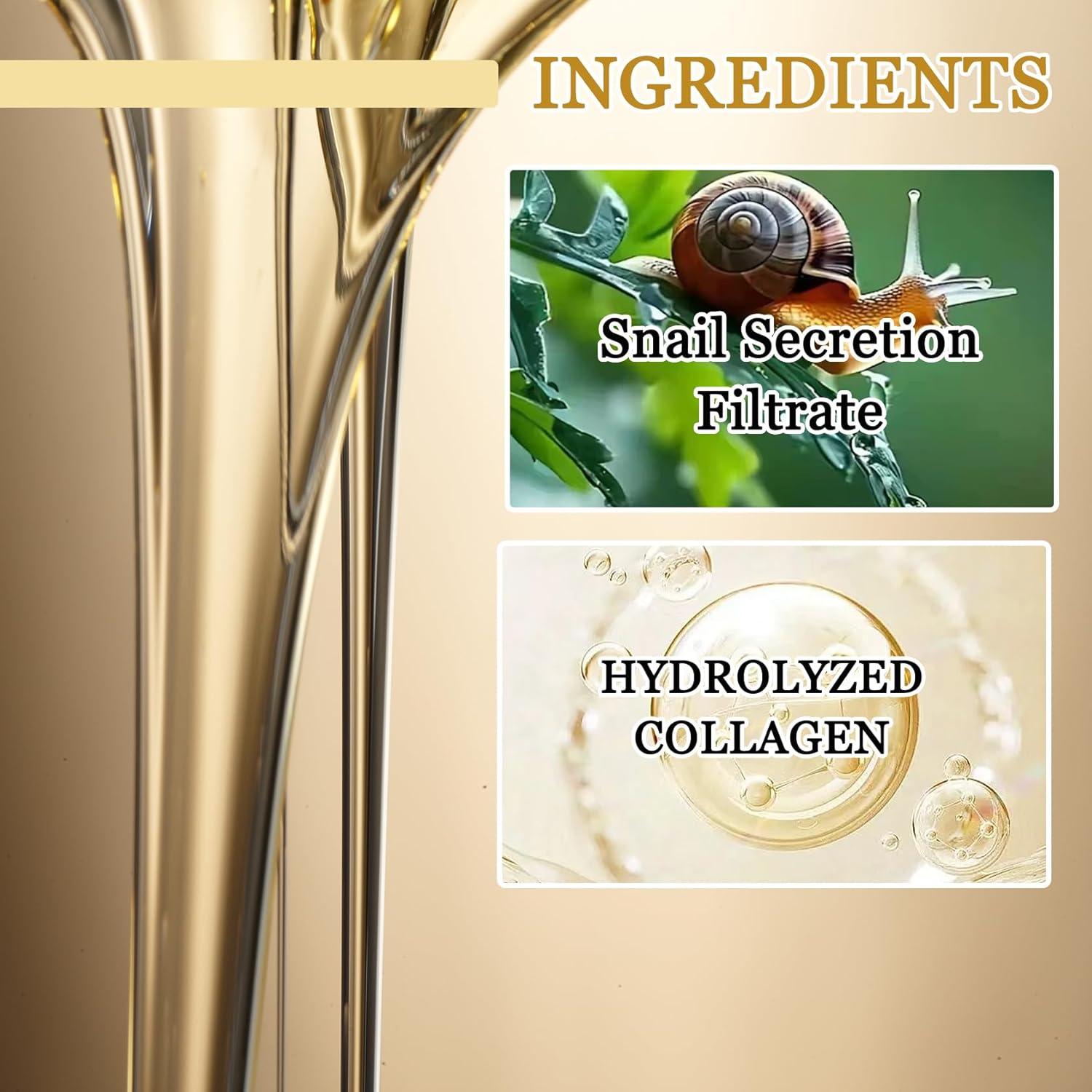 Suero Facial Hidratante XMXueMei 30ml - 2PCS Caracol