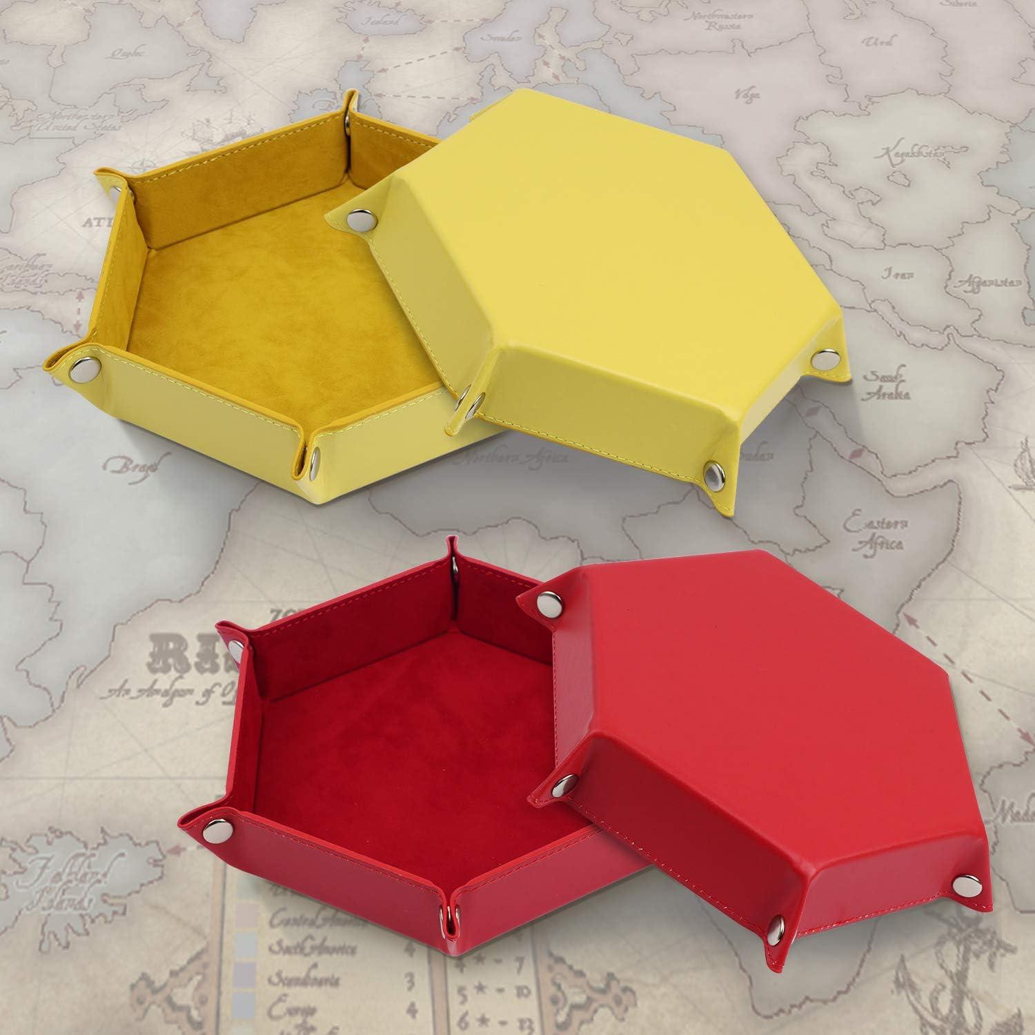 Bandeja de Dados Plegable K.T. Elegante 6 Piezas Hexagonal