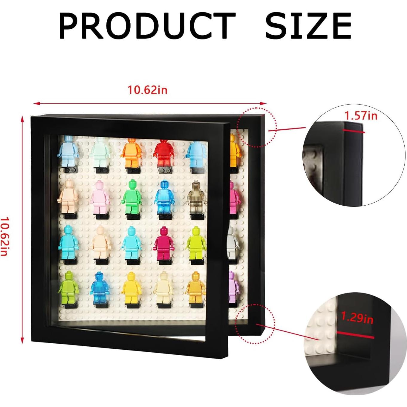 Estuche de Exhibición de Minifiguras VERANI Negro Pequeño