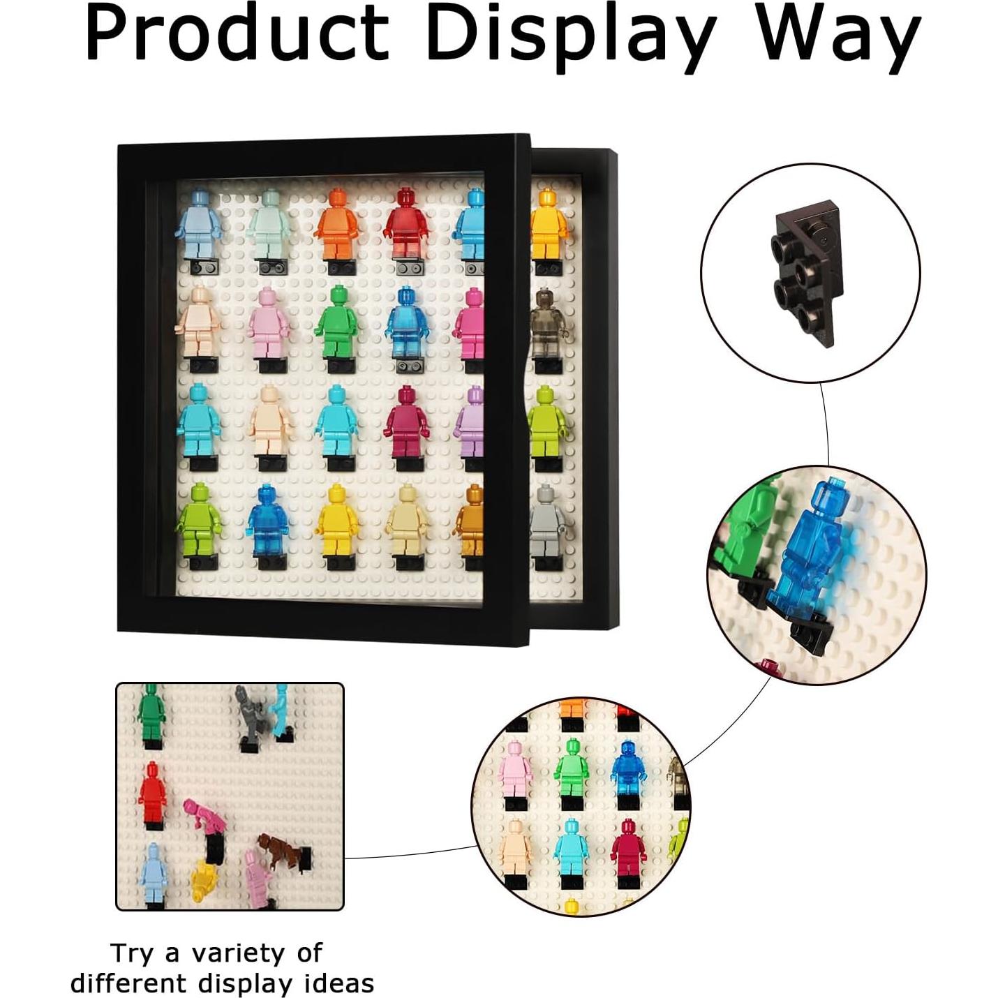 Estuche de Exhibición de Minifiguras VERANI Negro Pequeño