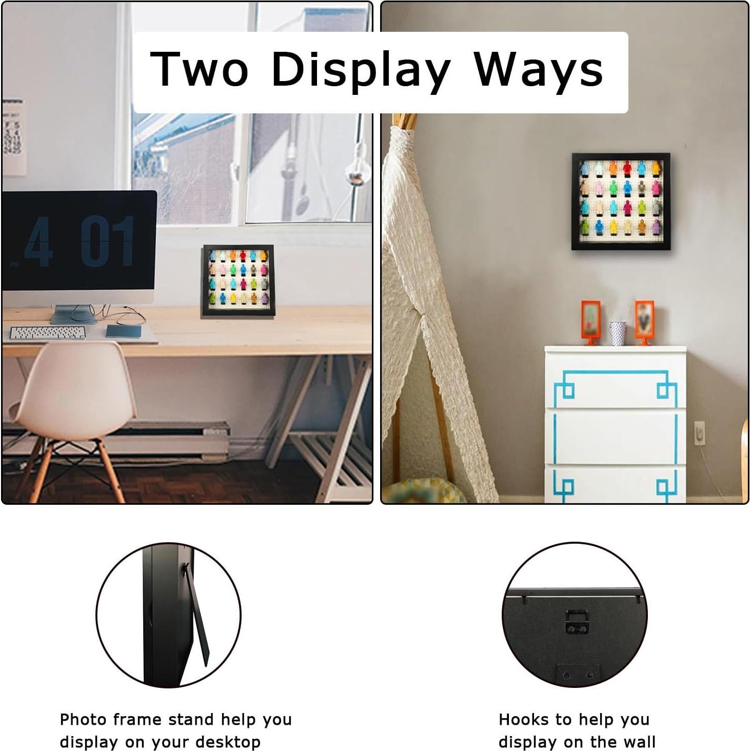 Estuche de Exhibición de Minifiguras VERANI Negro Pequeño