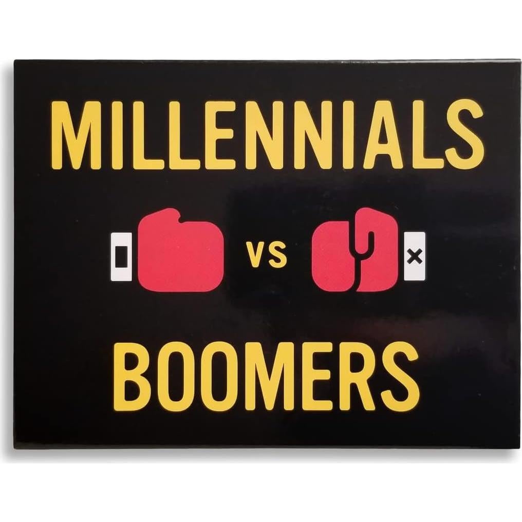 Juego de Cartas de Trivia La Compañía Imagineering Millennials vs Boomers