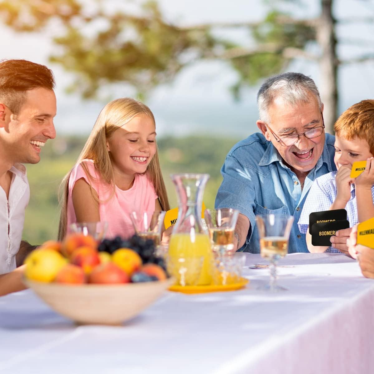 Juego de Cartas de Trivia La Compañía Imagineering Millennials vs Boomers