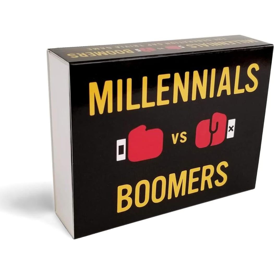 Juego de Cartas de Trivia La Compañía Imagineering Millennials vs Boomers