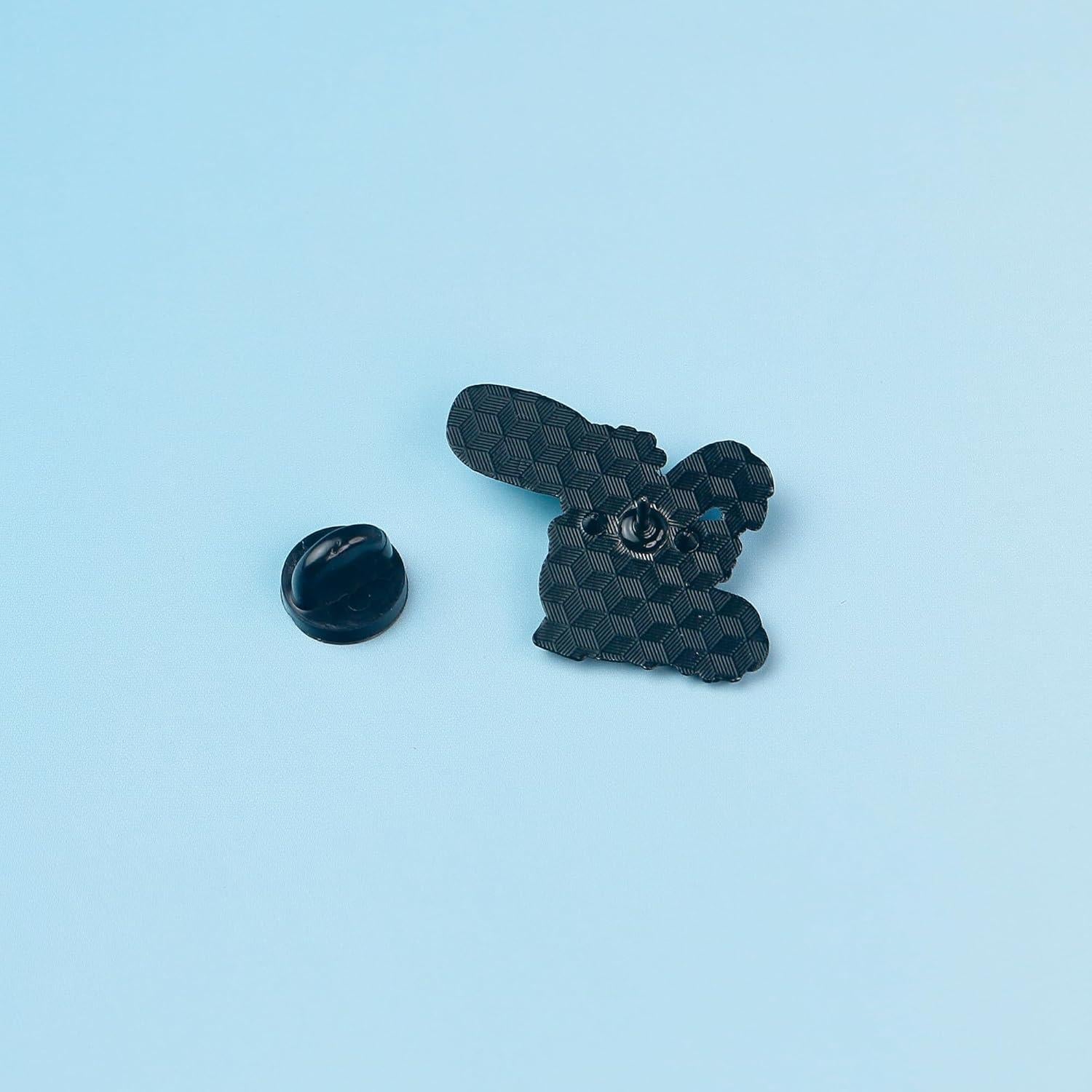 Pins de Esmalte Vintage Gusano Ello para Mochilas y Ropa