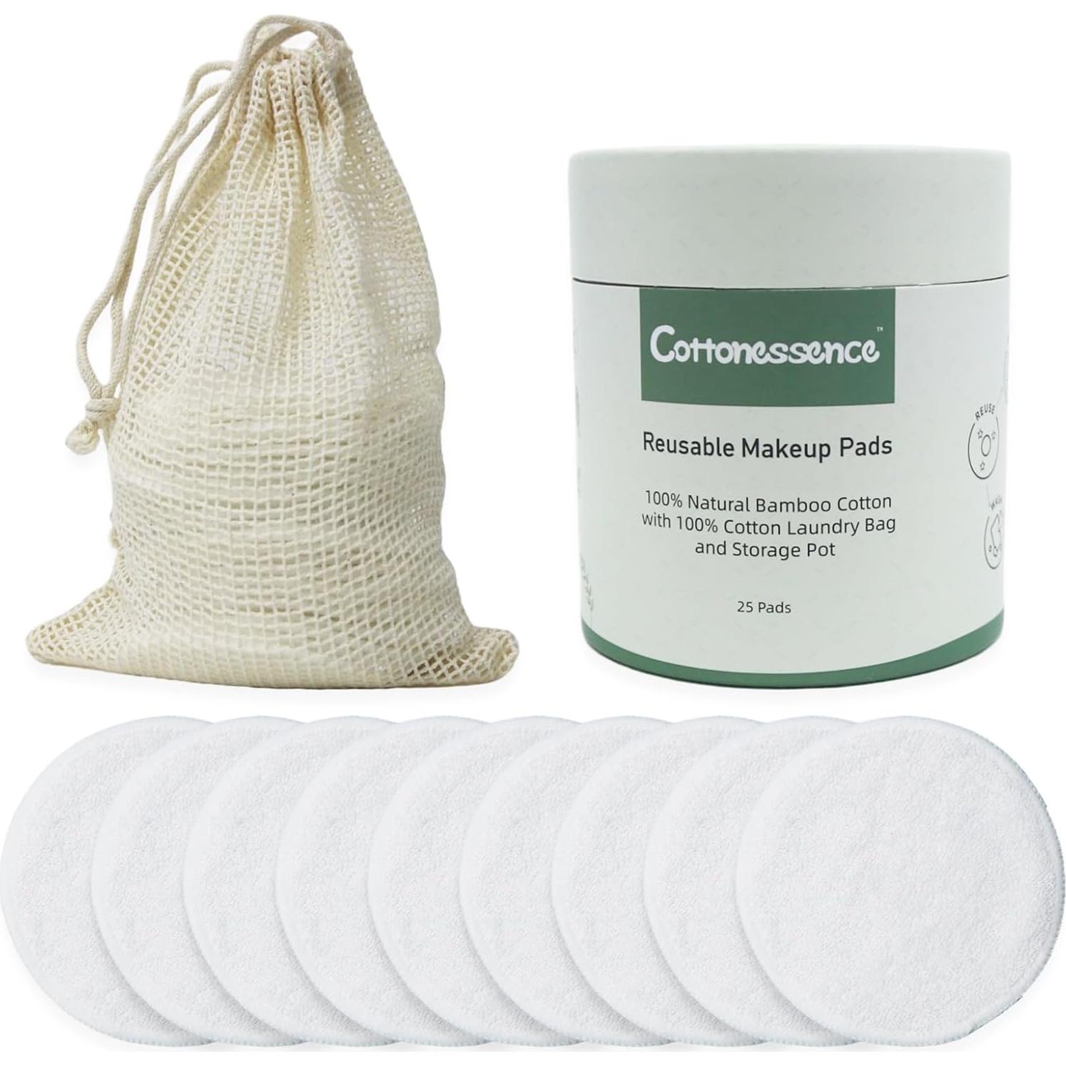 Discos Desmaquillantes Reutilizables Cottonessence - 25 Unidades