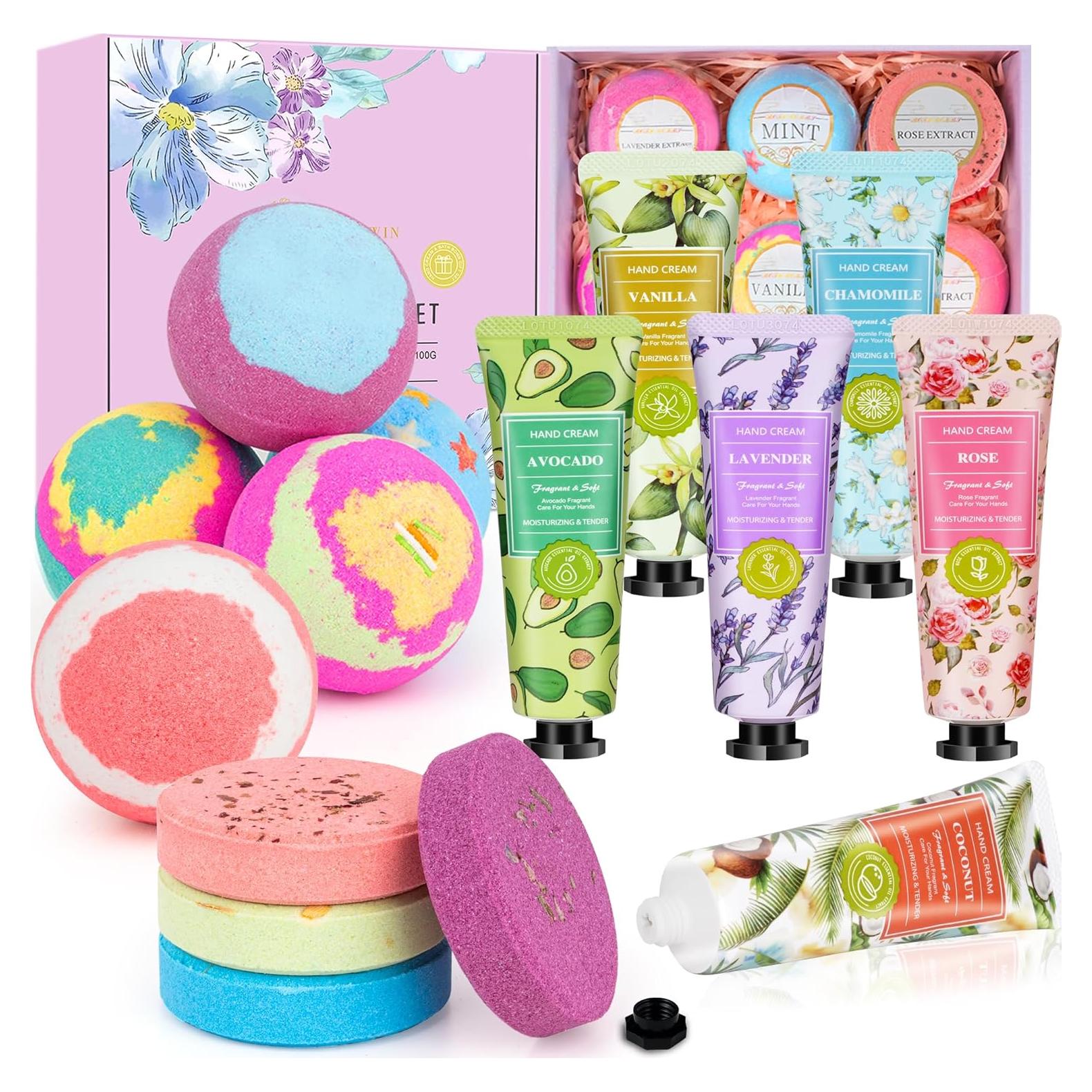 Set de Bombas de Baño y Spa YUEONEWIN - Regalo para Mujeres