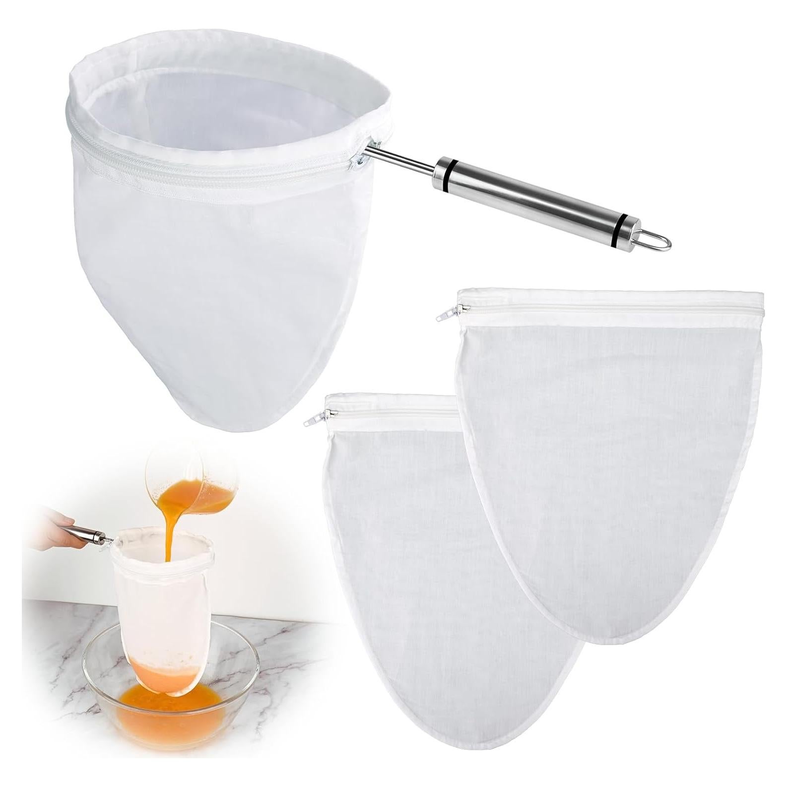 Colador de Malla Fina WMKGG con Marco de Acero Inoxidable 12.57 cm