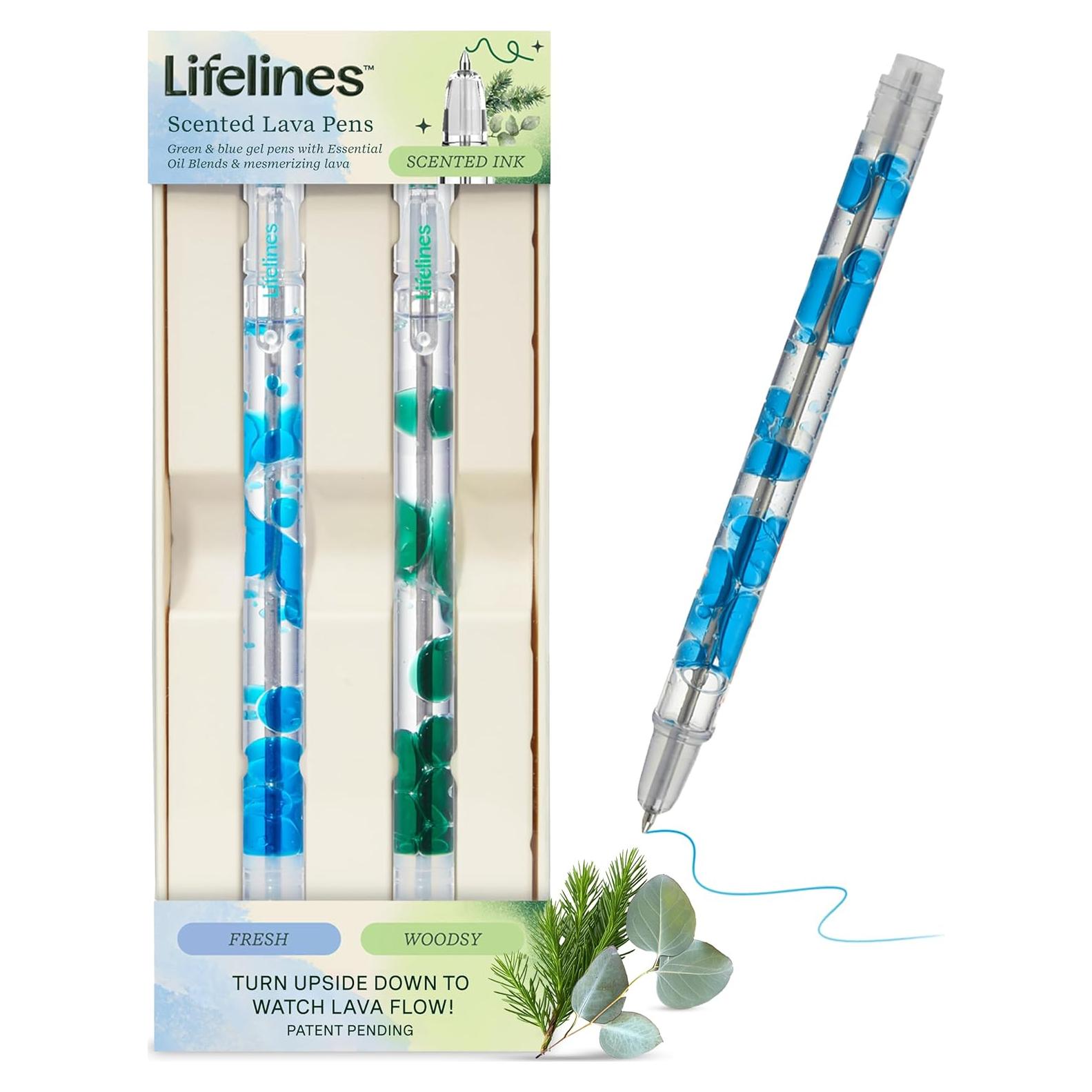 Juego de bolígrafos de gel aromatizados Lifelines - 2 unidades 0.7mm