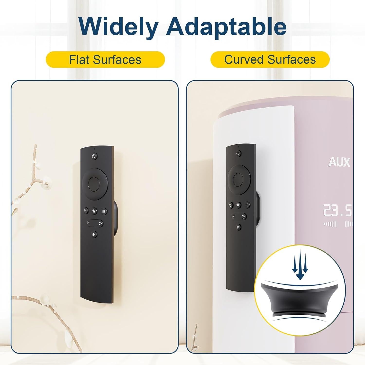 Soporte Magnético Autoadhesivo para Control Remoto Vaszu - 6 Unidades