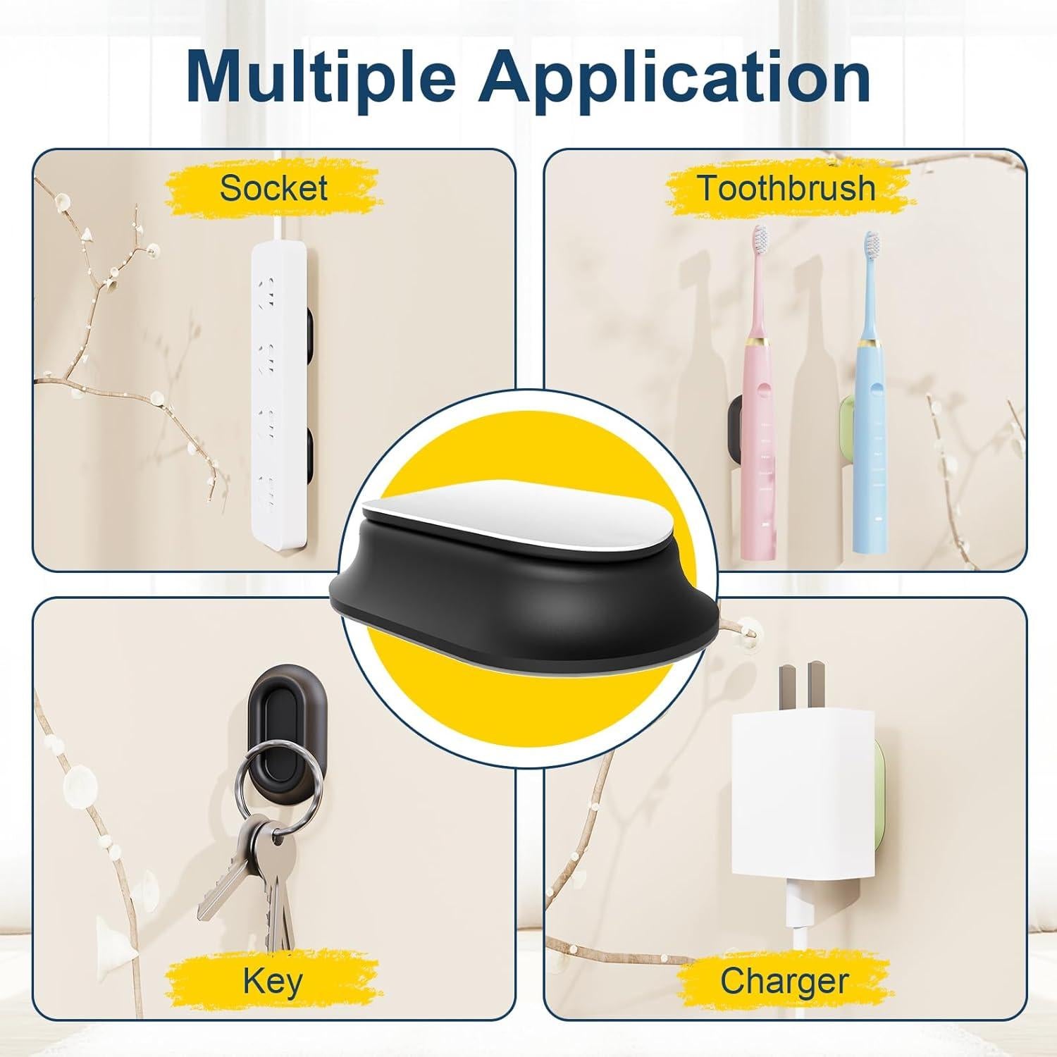 Soporte Magnético Autoadhesivo para Control Remoto Vaszu - 6 Unidades