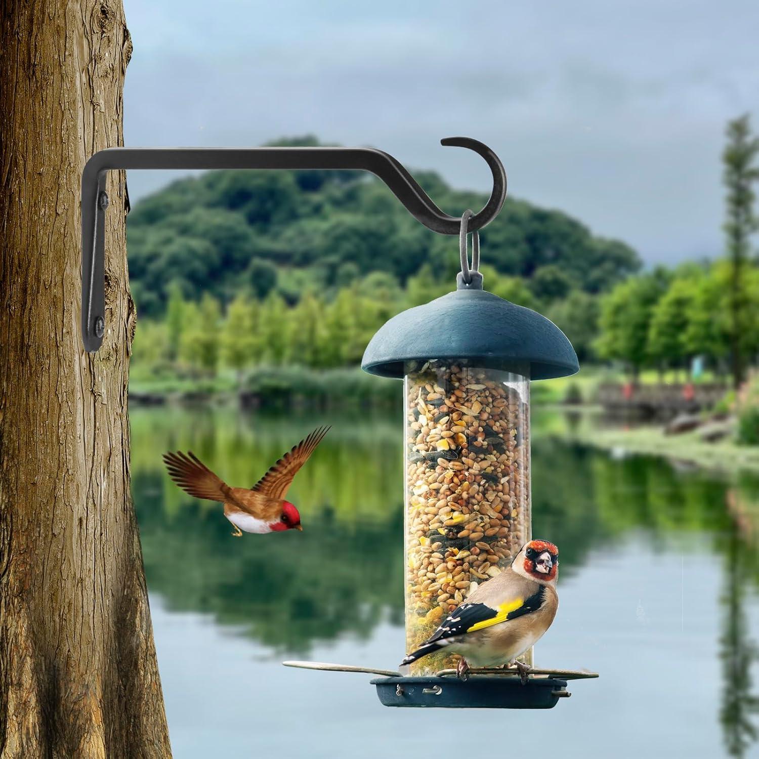 Soporte para Plantas Colgantes AILIN YELOKIE 20cm Negro - Juego de 2