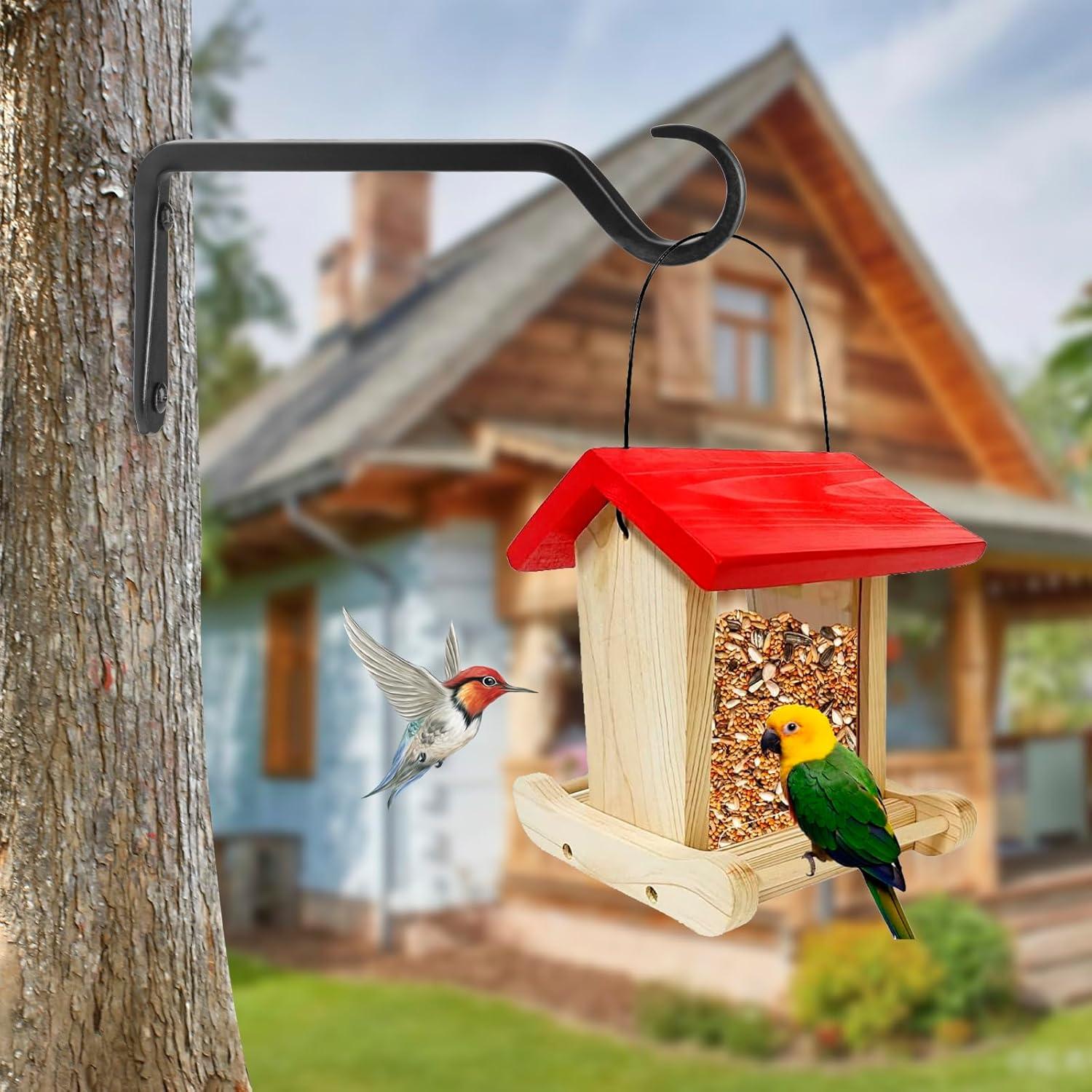 Soporte para Plantas Colgantes AILIN YELOKIE 20cm Negro - Juego de 2