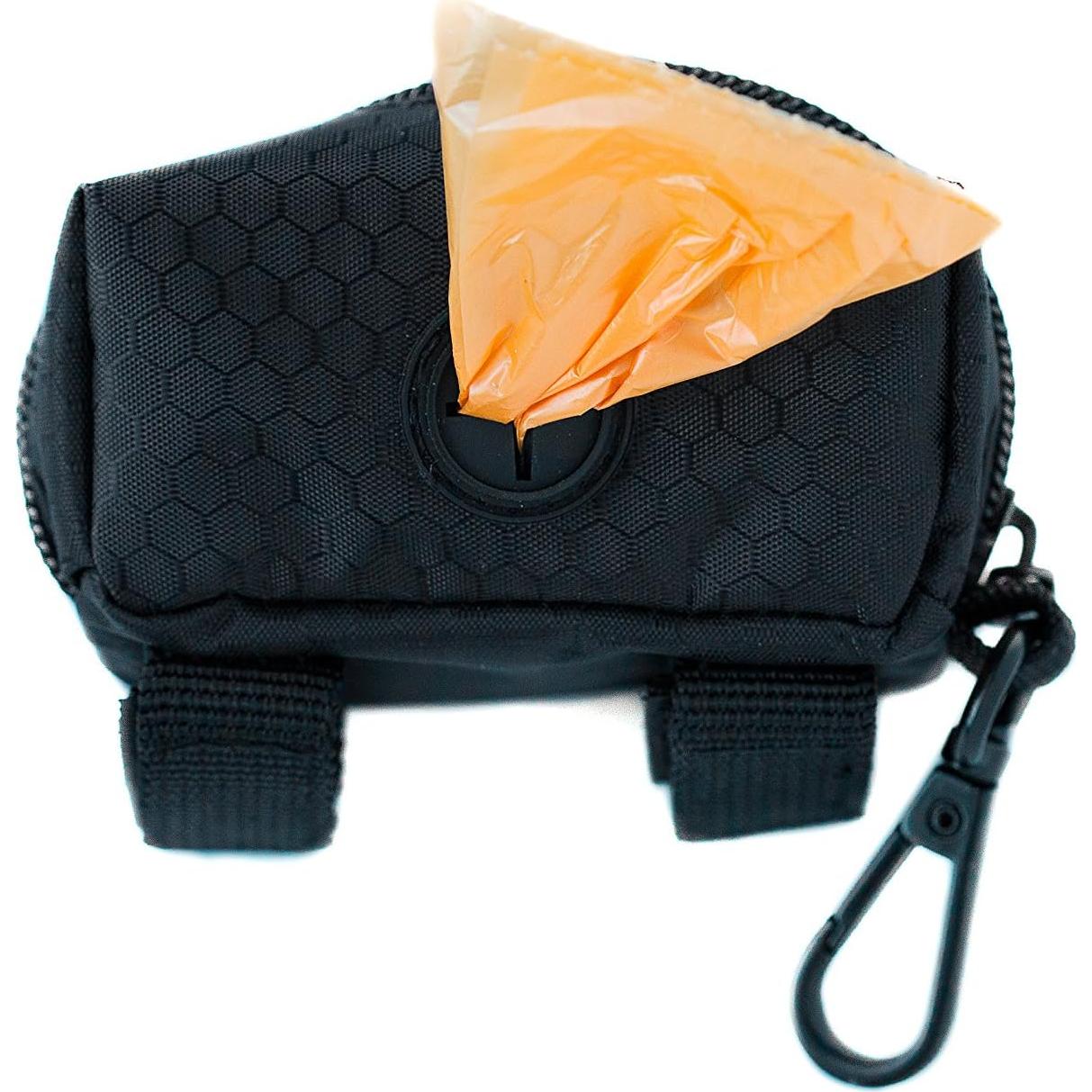 Soporte para bolsas de excremento de perro Mighty Paw - Negro
